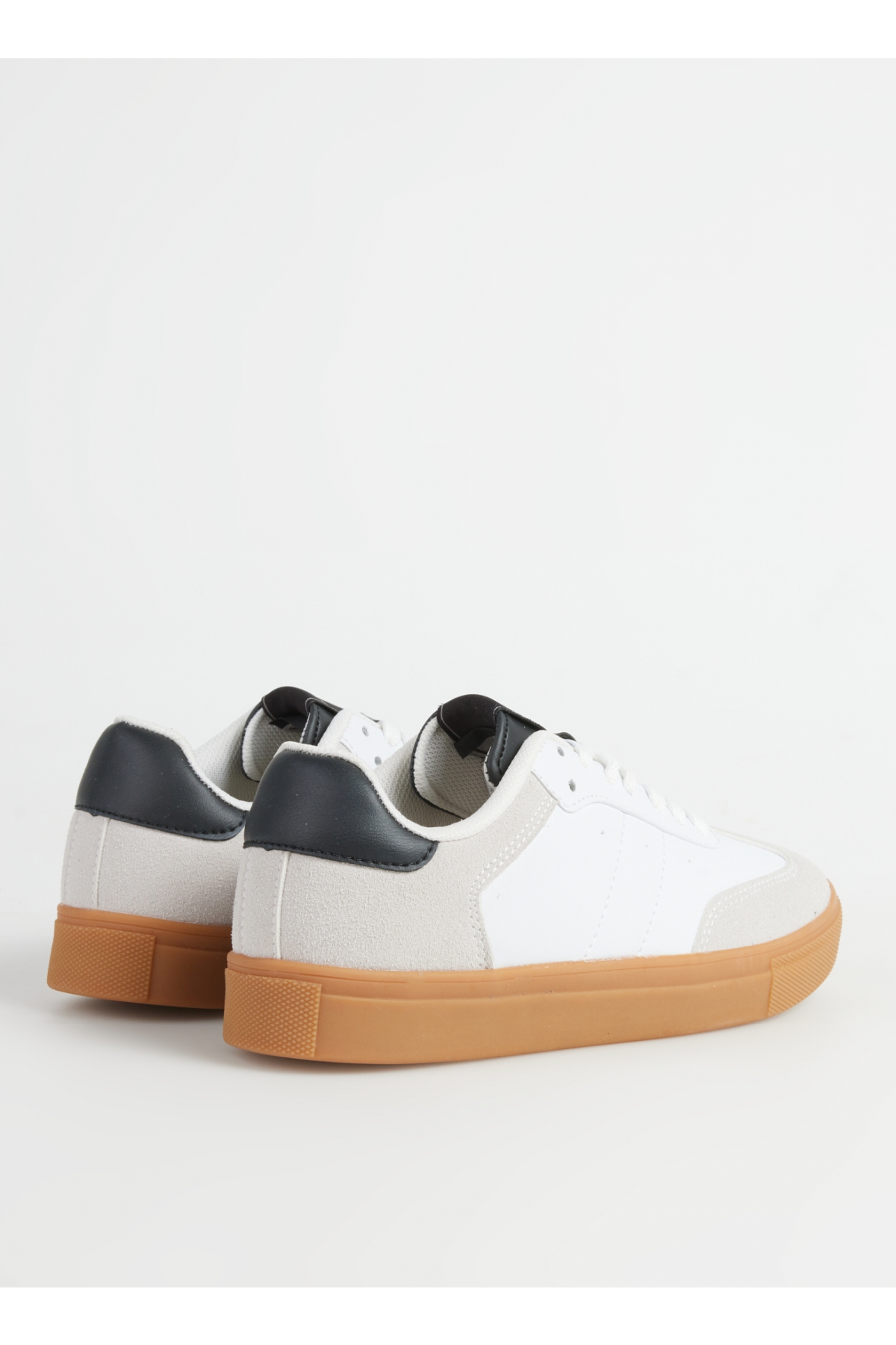 Beyaz - Siyah Kadın Sneaker MARIAN - Görsel 4