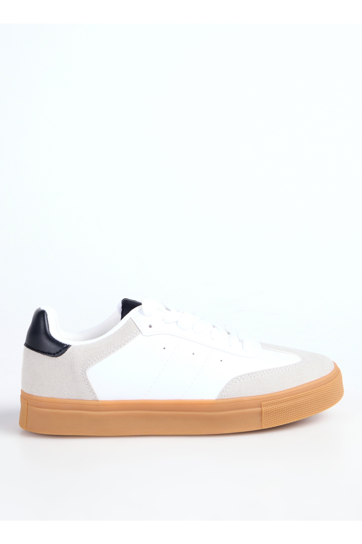 Beyaz - Siyah Kadın Sneaker MARIAN - Görsel 6