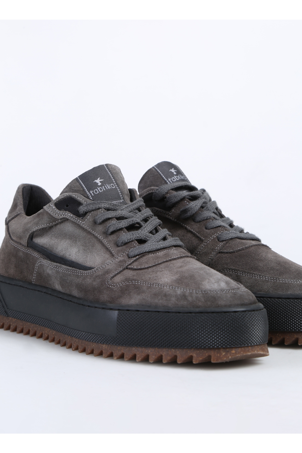 Antrasit Erkek Deri Sneaker CERIGNO - Görsel 7