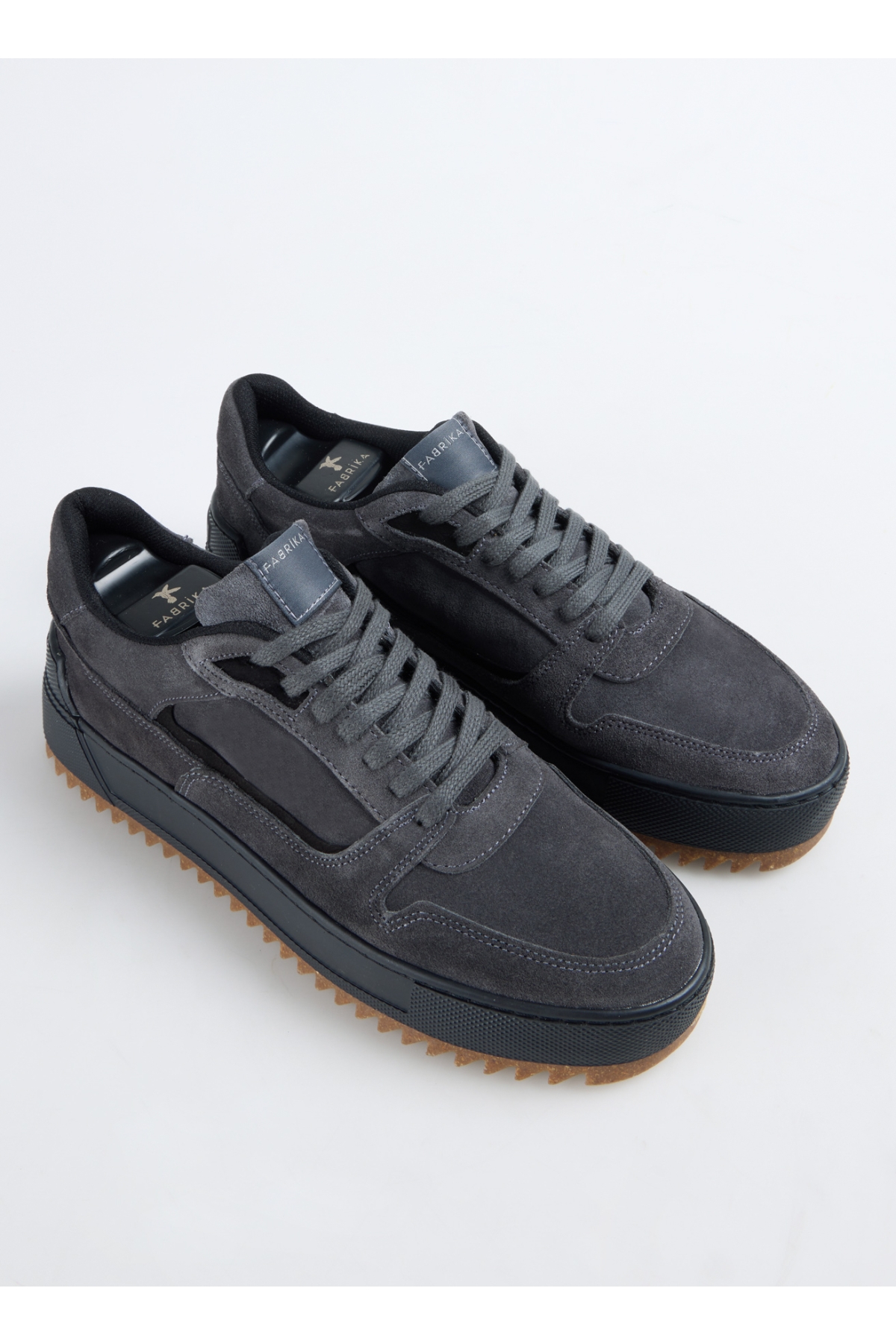 Antrasit Erkek Deri Sneaker CERIGNO - Görsel 9