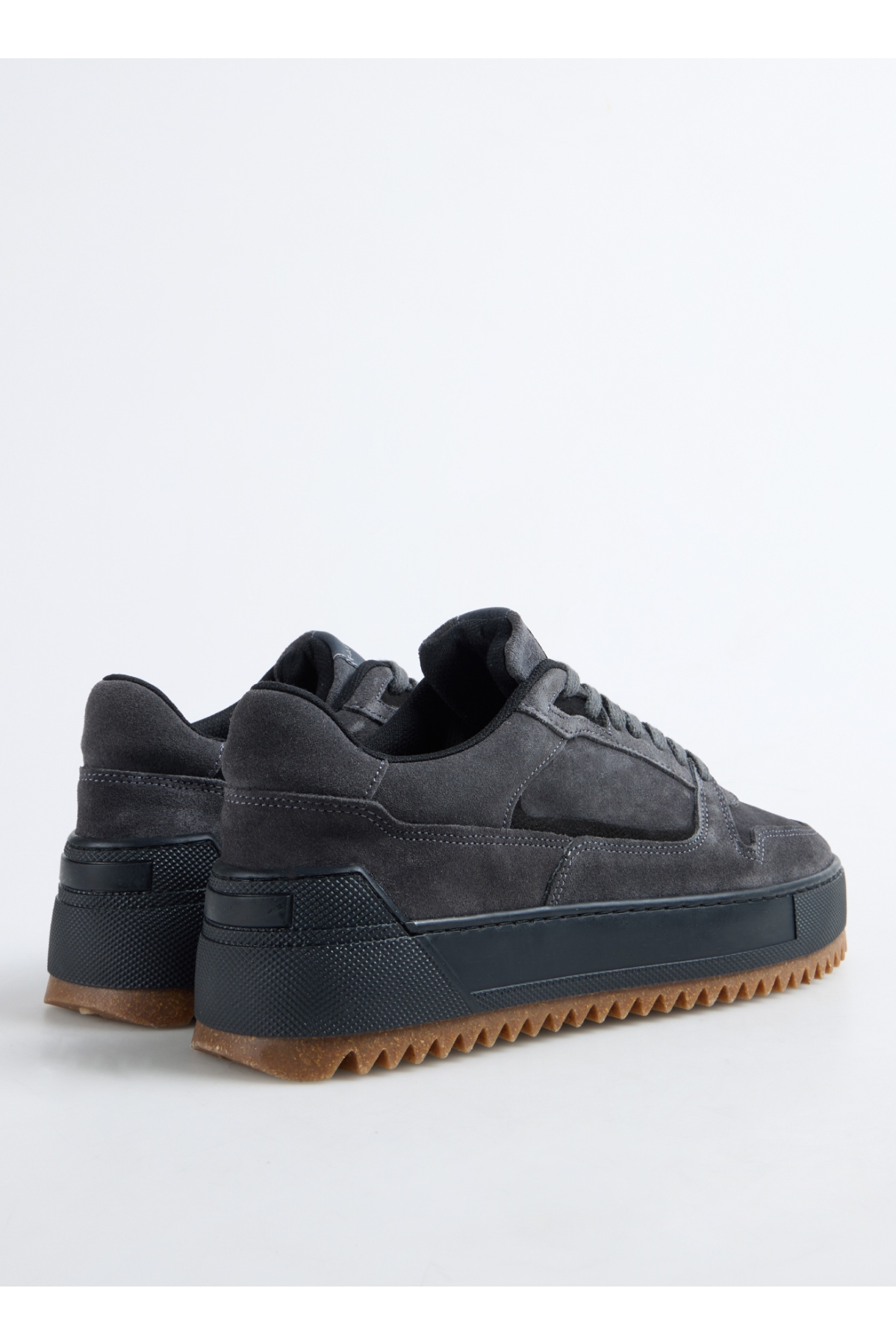 Antrasit Erkek Deri Sneaker CERIGNO - Görsel 11