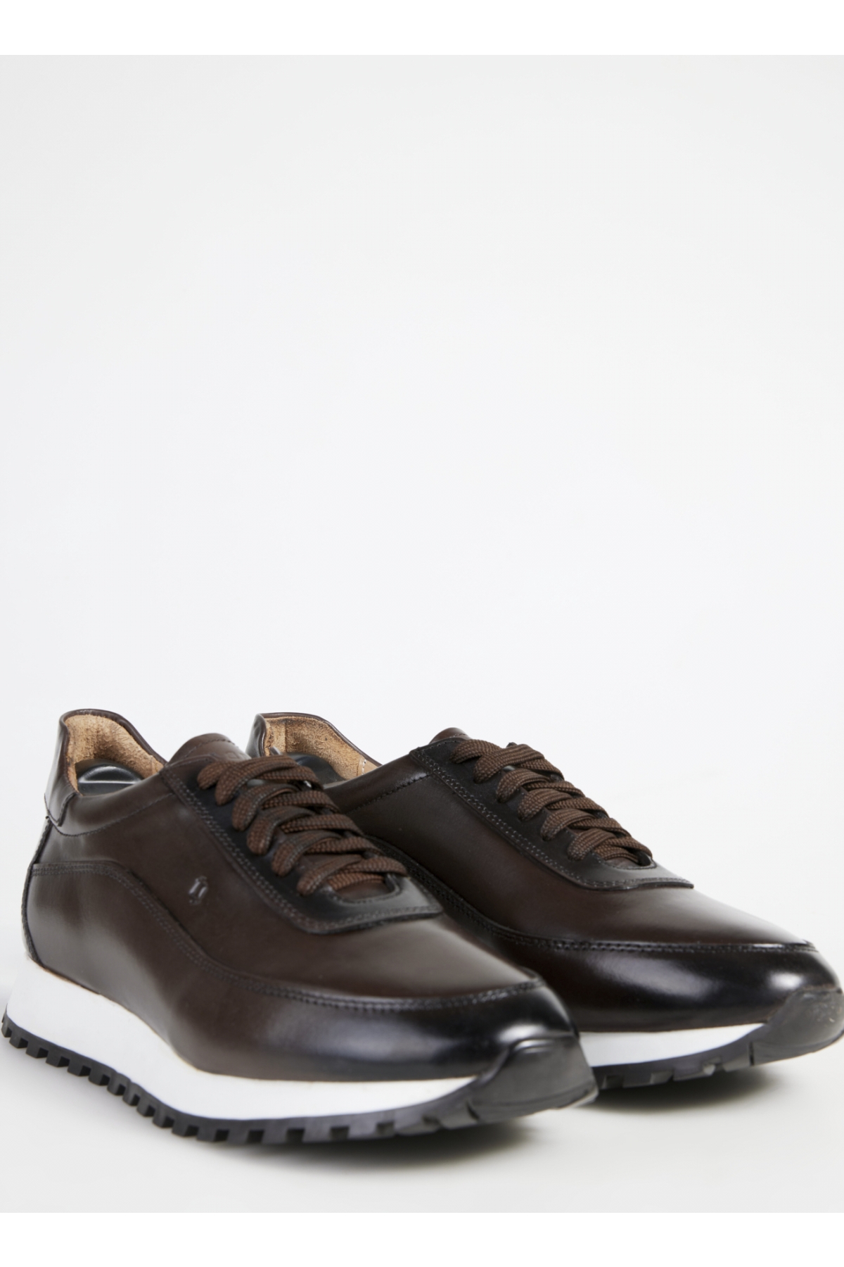 Kahverengi Erkek Deri Sneaker LEON-ALDOUS - Görsel 6