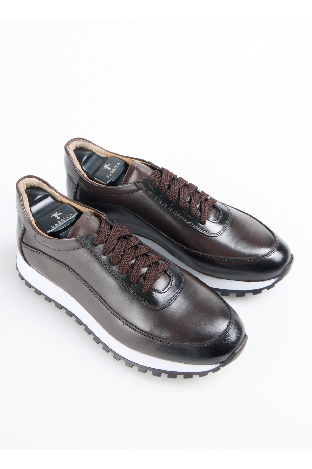 Kahverengi Erkek Deri Sneaker LEON-ALDOUS - Görsel 10