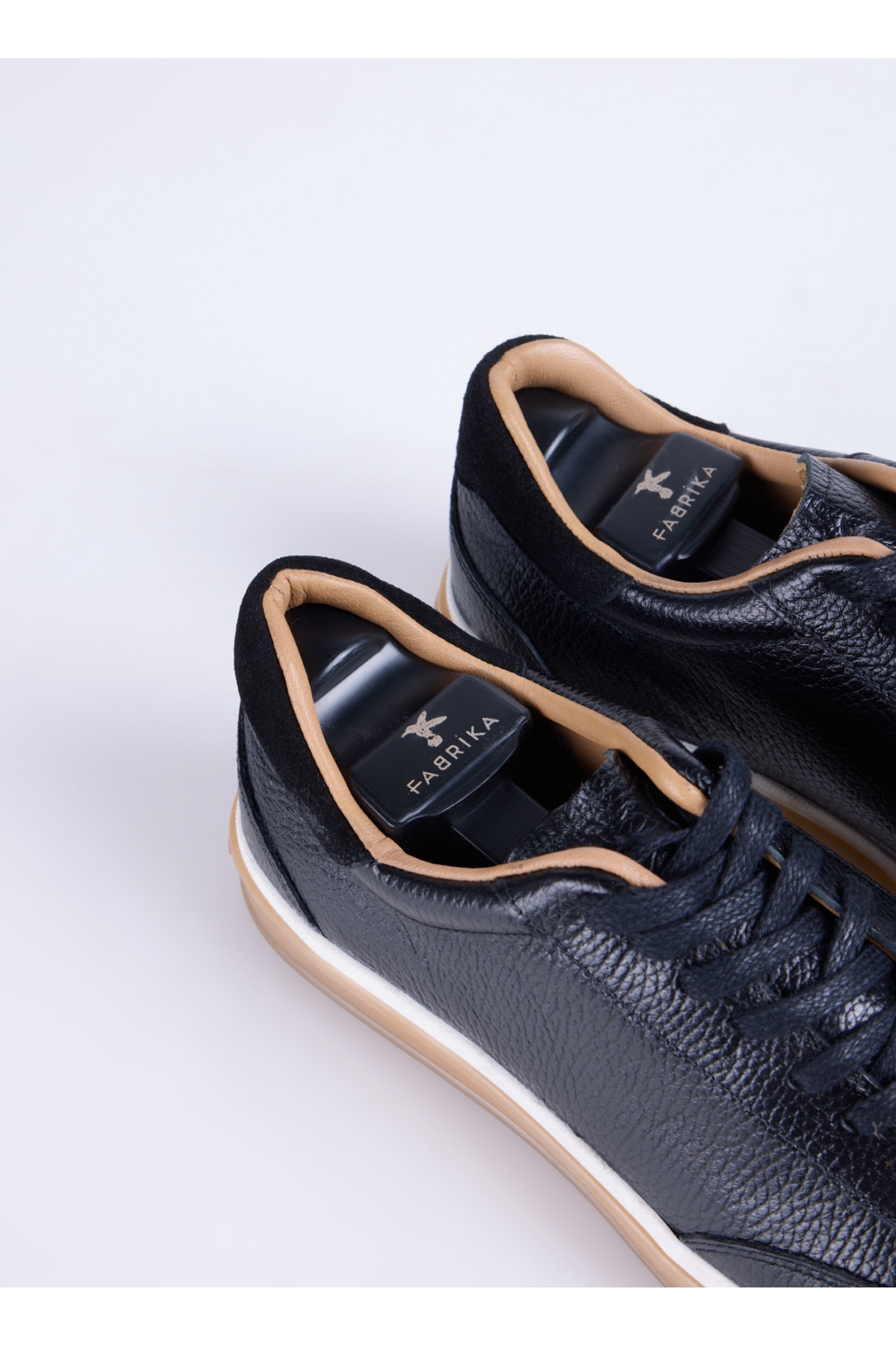 Siyah Erkek Deri Sneaker NASH-PRIME - Görsel 4