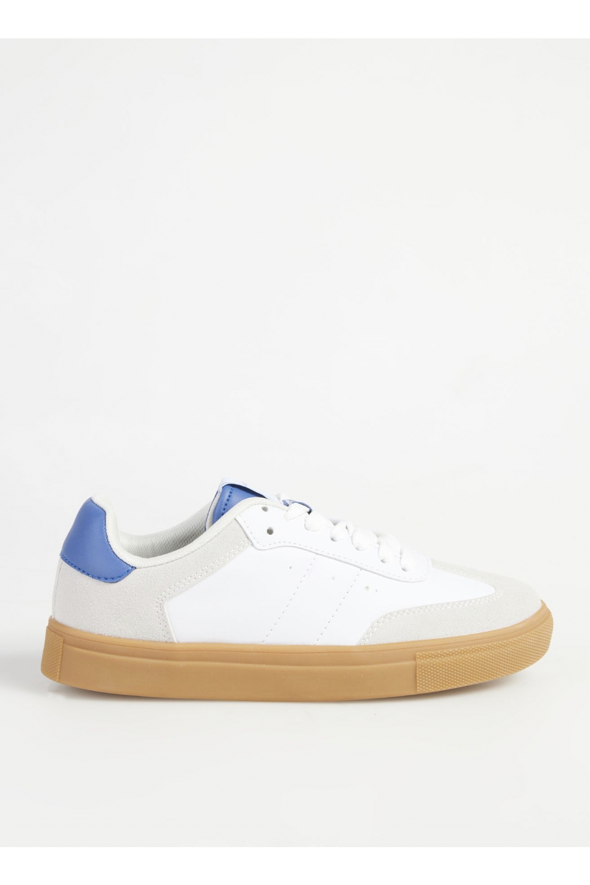 Fabrika Fabrika Beyaz-Mavi Kadın kumaş Sneaker MARIAN | Flo Mavi - 1. görsel