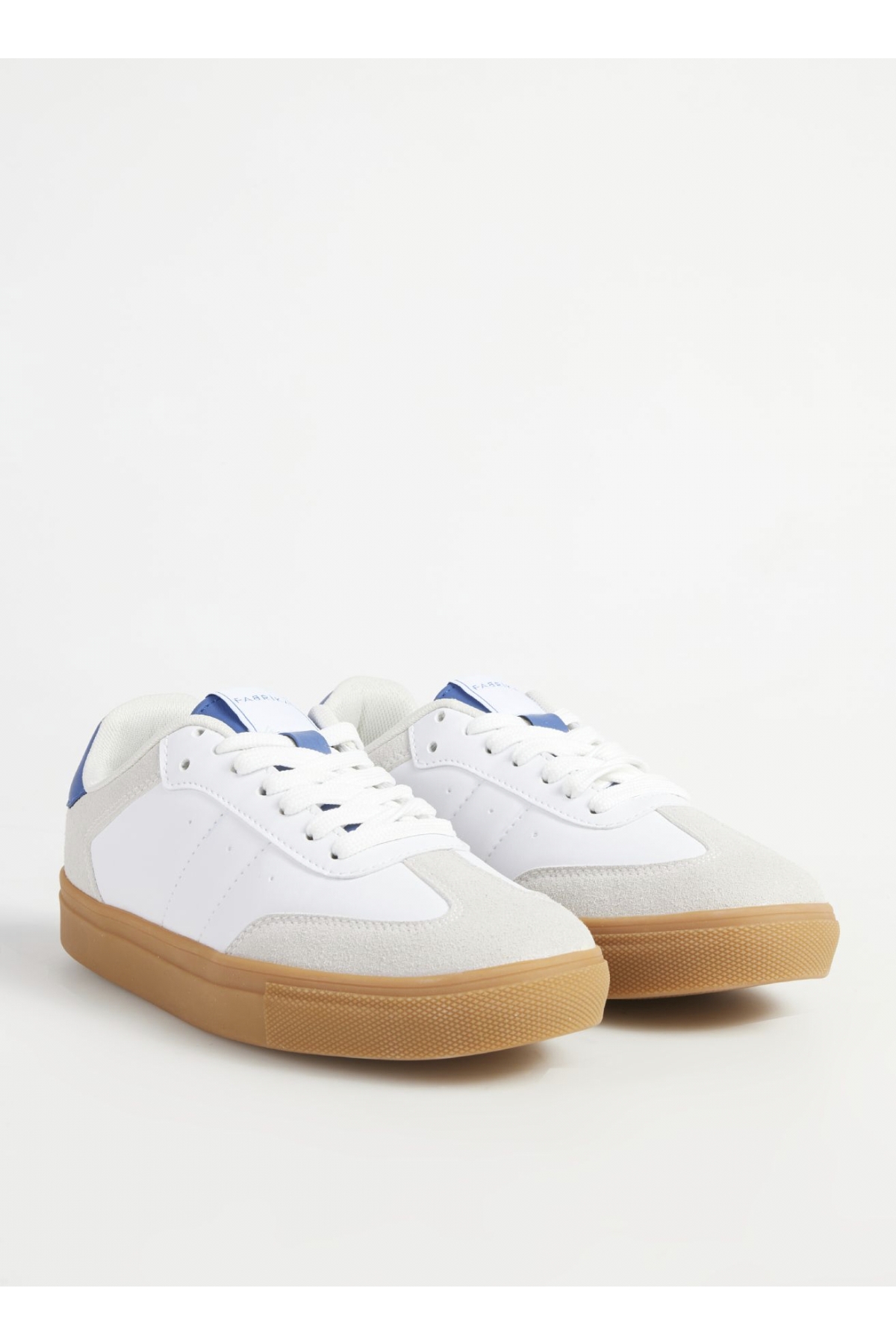 Fabrika Fabrika Beyaz-Mavi Kadın kumaş Sneaker MARIAN | Flo Mavi - 2. görsel