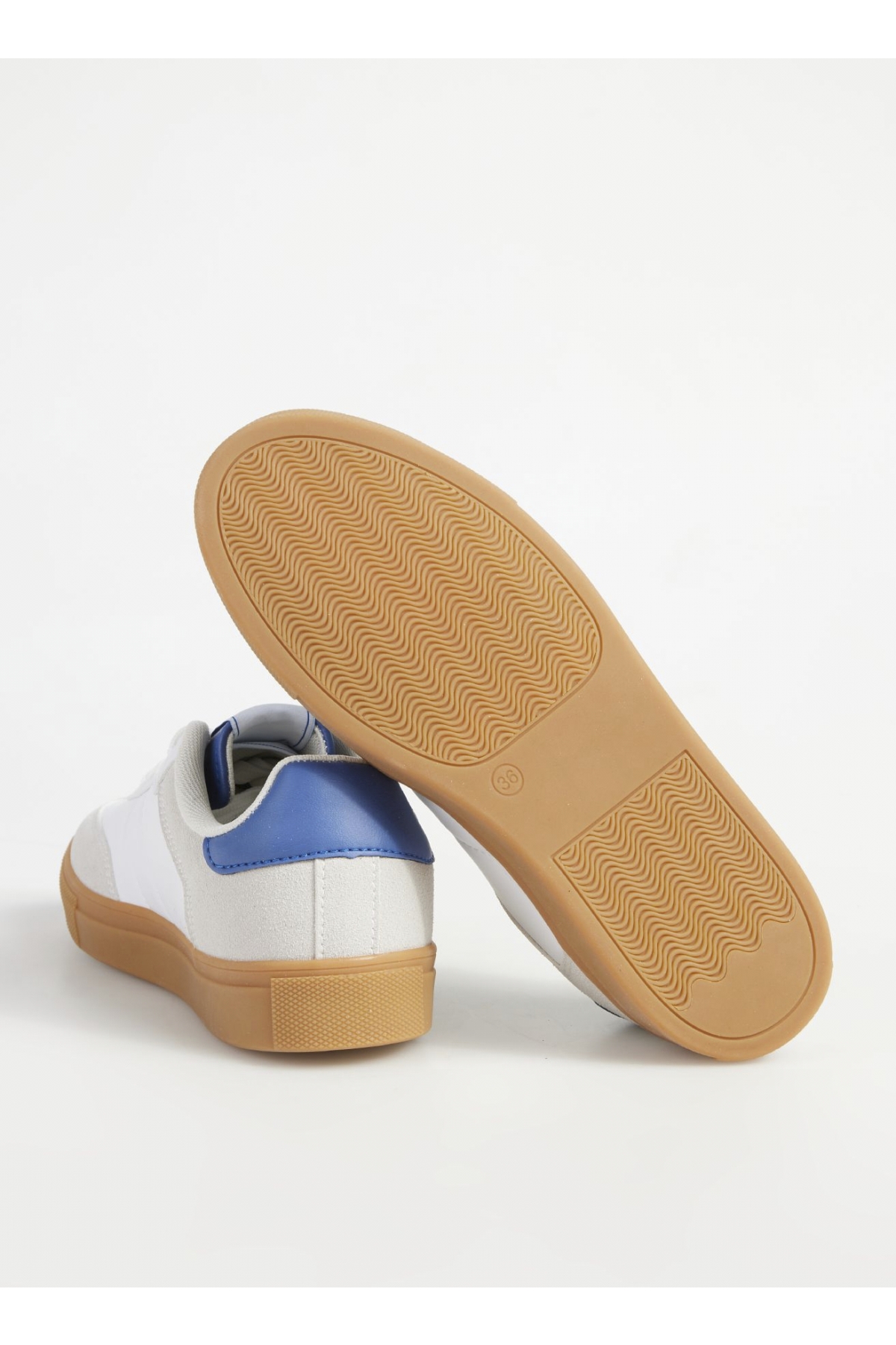 Fabrika Fabrika Beyaz-Mavi Kadın kumaş Sneaker MARIAN | Flo Mavi - 4. görsel