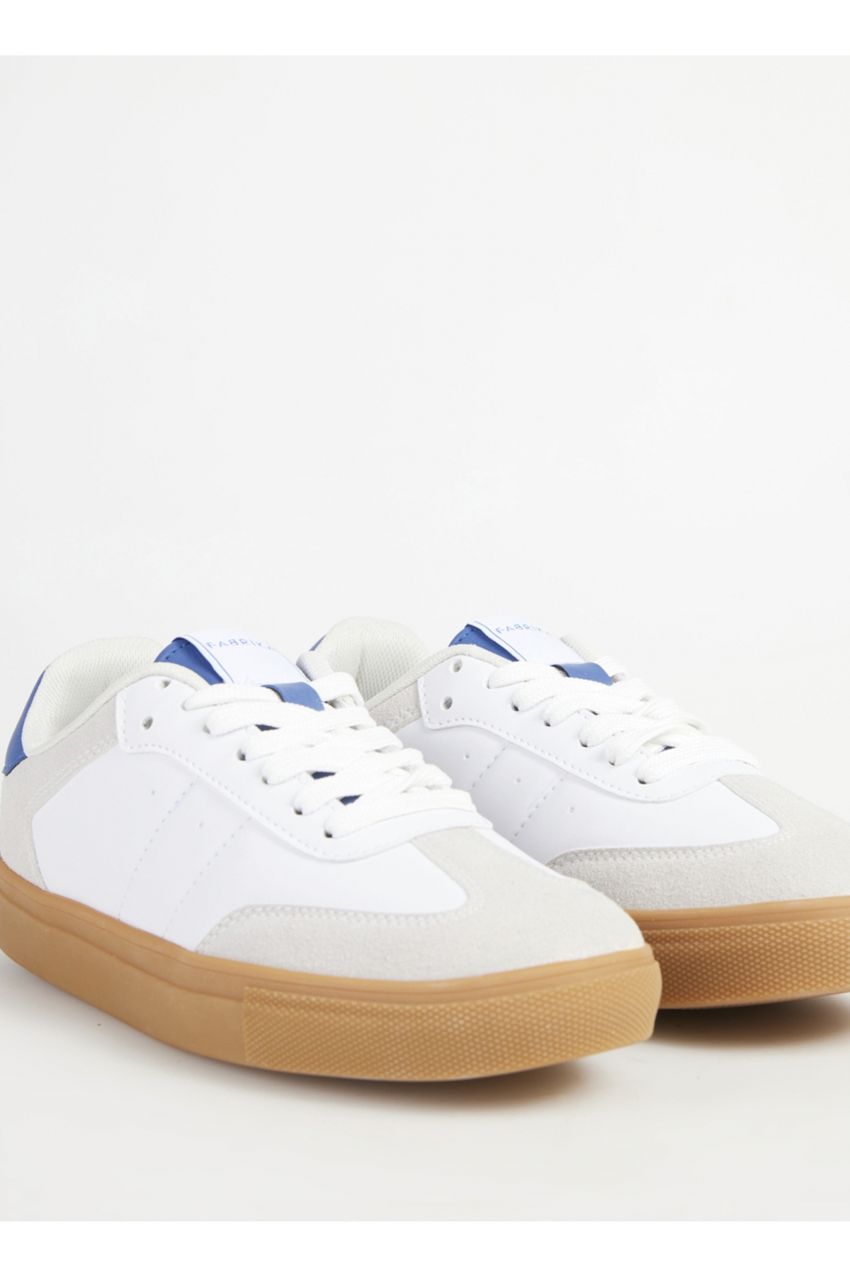 Fabrika Fabrika Beyaz-Mavi Kadın kumaş Sneaker MARIAN | Flo Mavi - 5. görsel