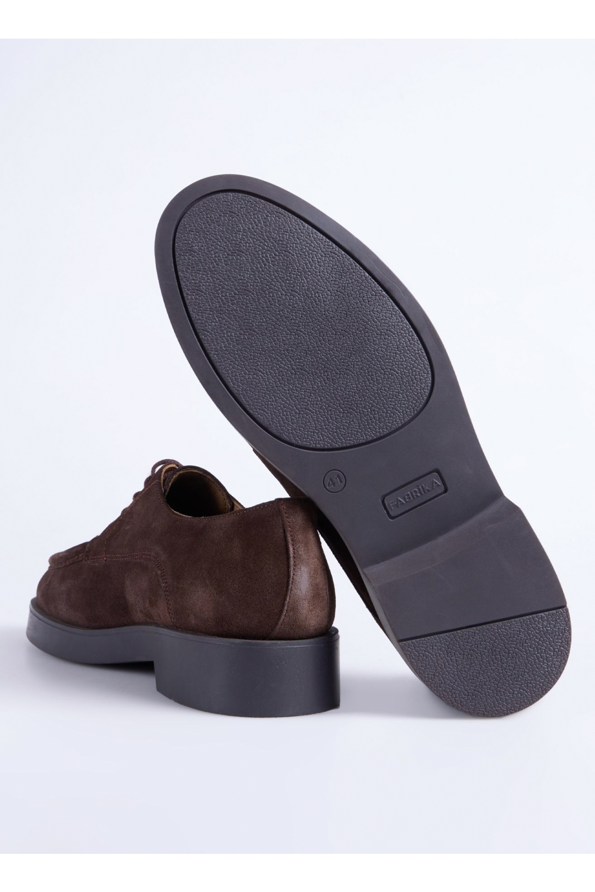 Deri Kahve Erkek Klasik Ayakkabı HENEL-ALPHA-SUET - Görsel 3