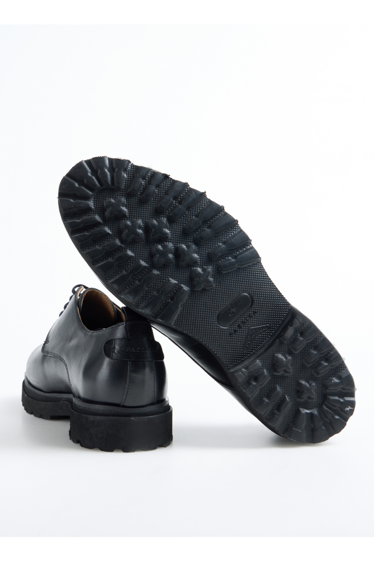Deri Siyah Erkek Klasik Ayakkabı YODER-JURO - Görsel 3