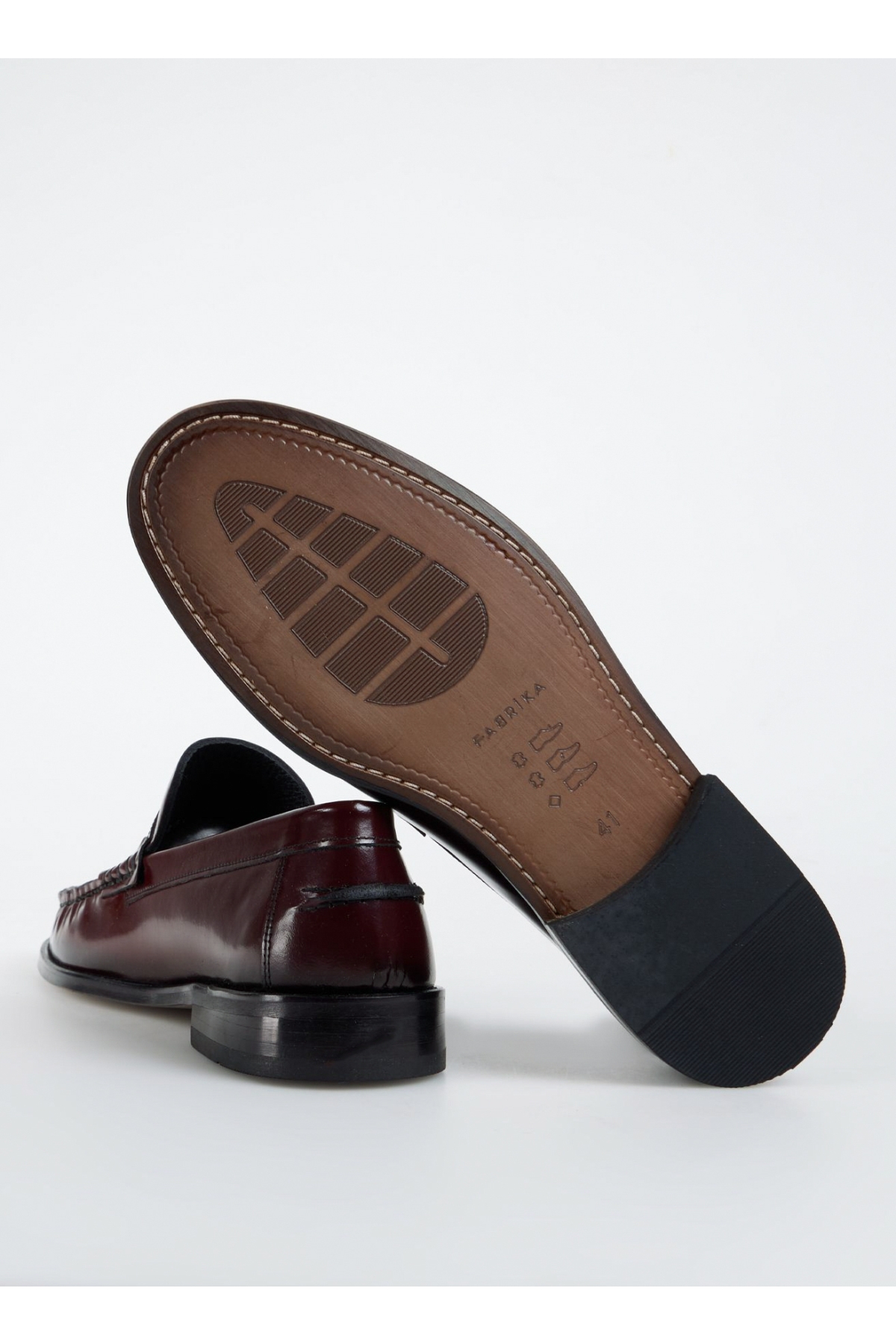 Bordo Erkek Deri Klasik Ayakkabı KUZMAN - Görsel 7