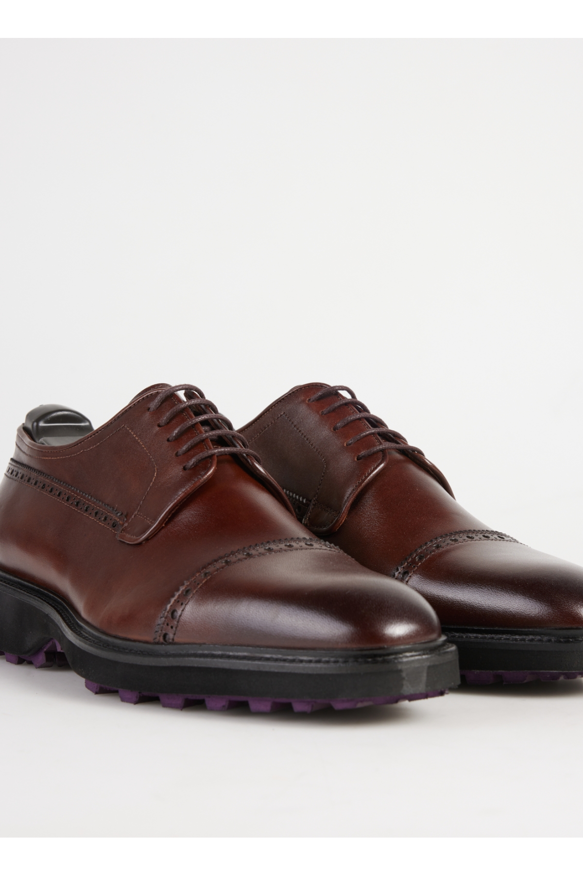 Kahverengi Erkek Deri Klasik Ayakkabı SEGAMA-ETHAN VİBRAM - Görsel 4