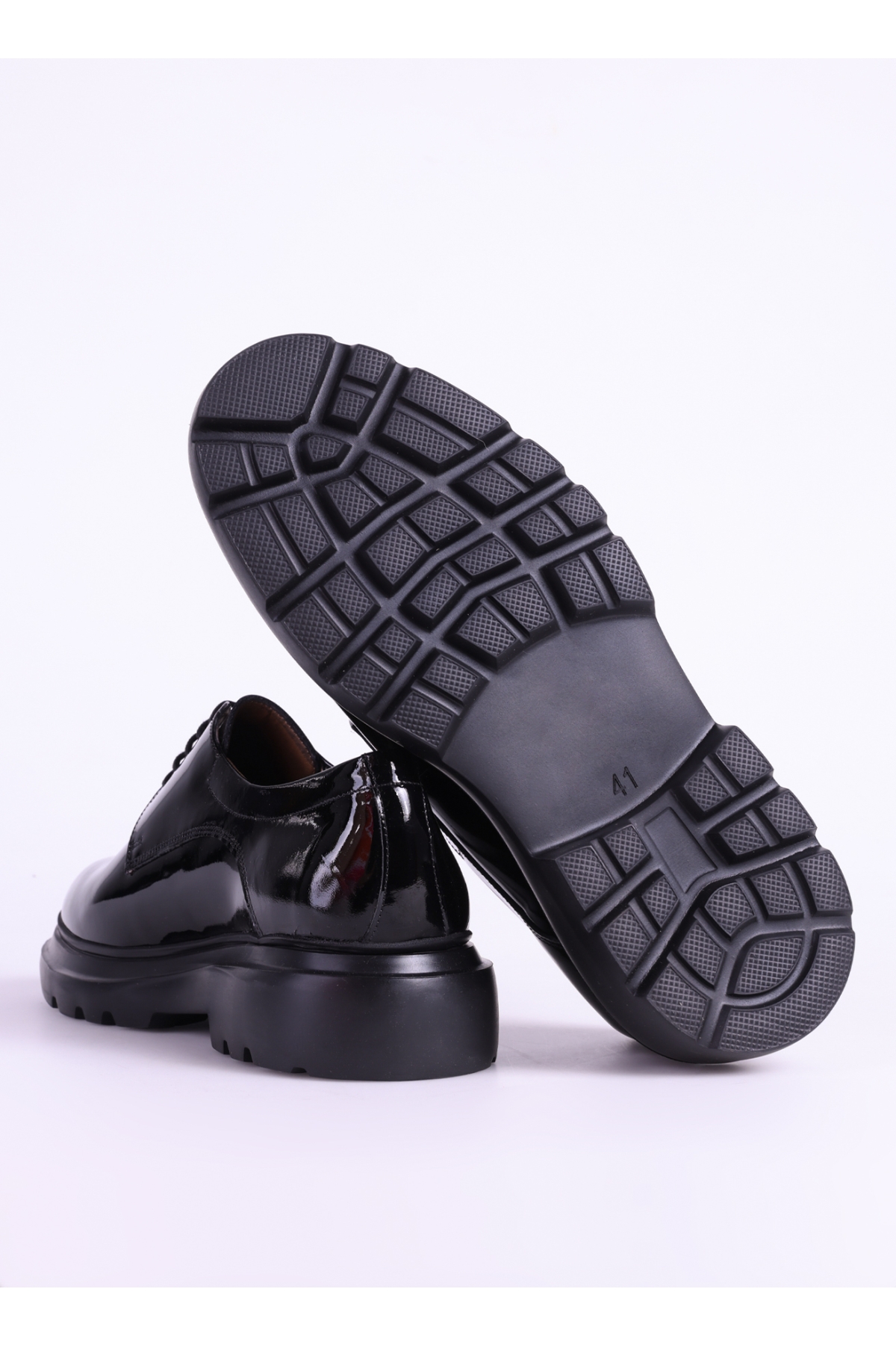 Siyah Erkek Deri Klasik Ayakkabı JASON-BAYLEY - Görsel 6