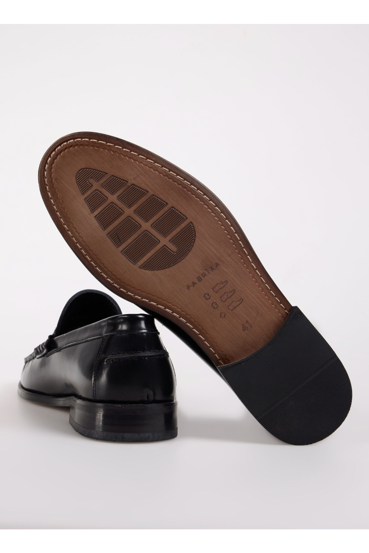 Siyah Erkek Deri Klasik Ayakkabı KUZMAN - Görsel 6