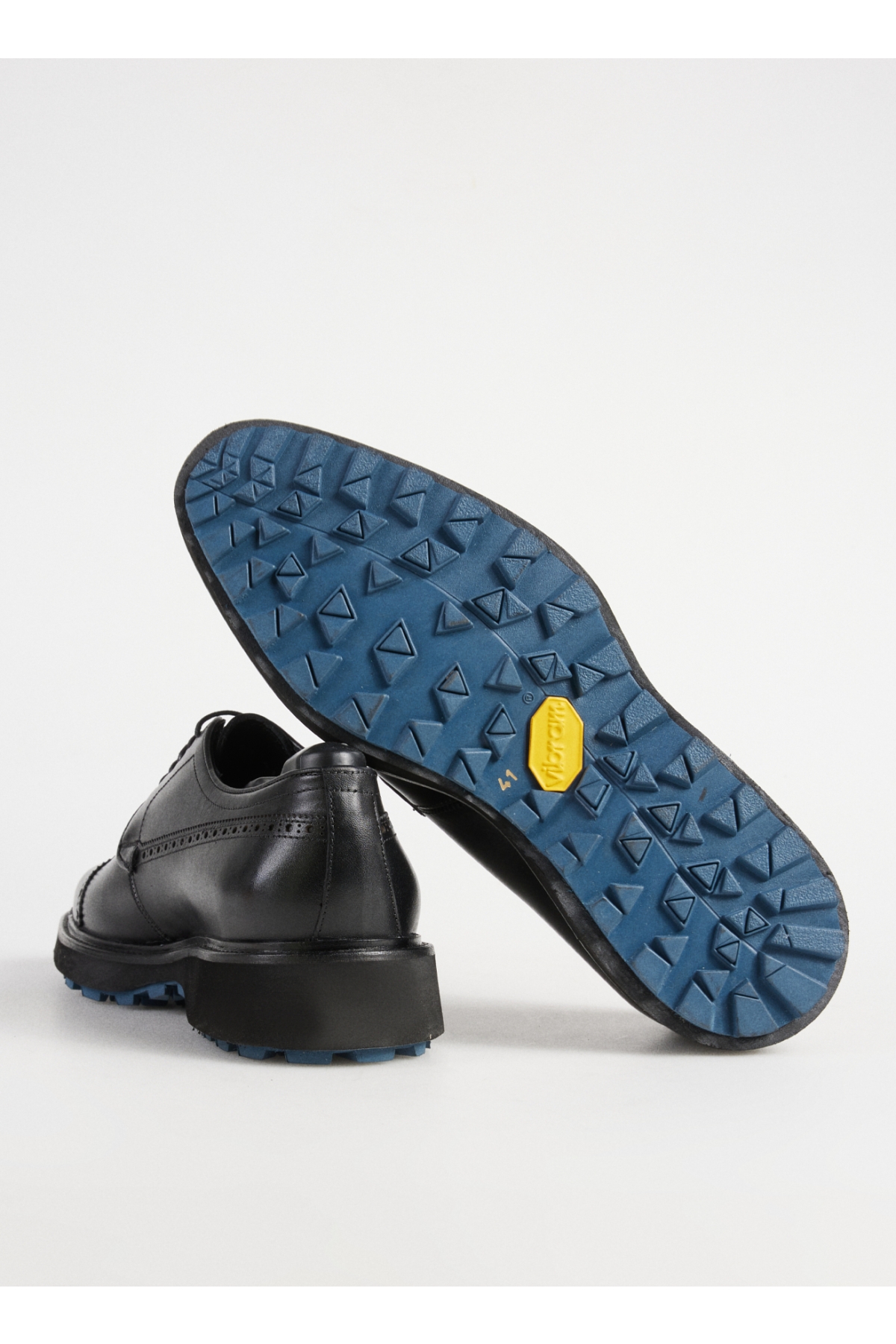Siyah Erkek Deri Klasik Ayakkabı SEGAMA-ETHAN VİBRAM - Görsel 8