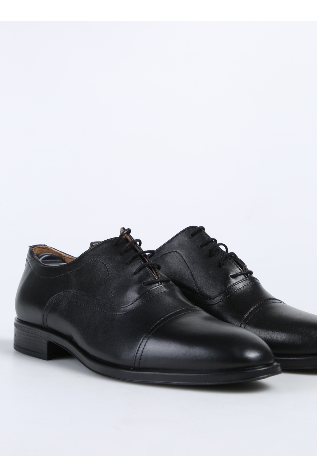 Siyah Erkek Deri Klasik Ayakkabı JOE-ELMER - Görsel 3