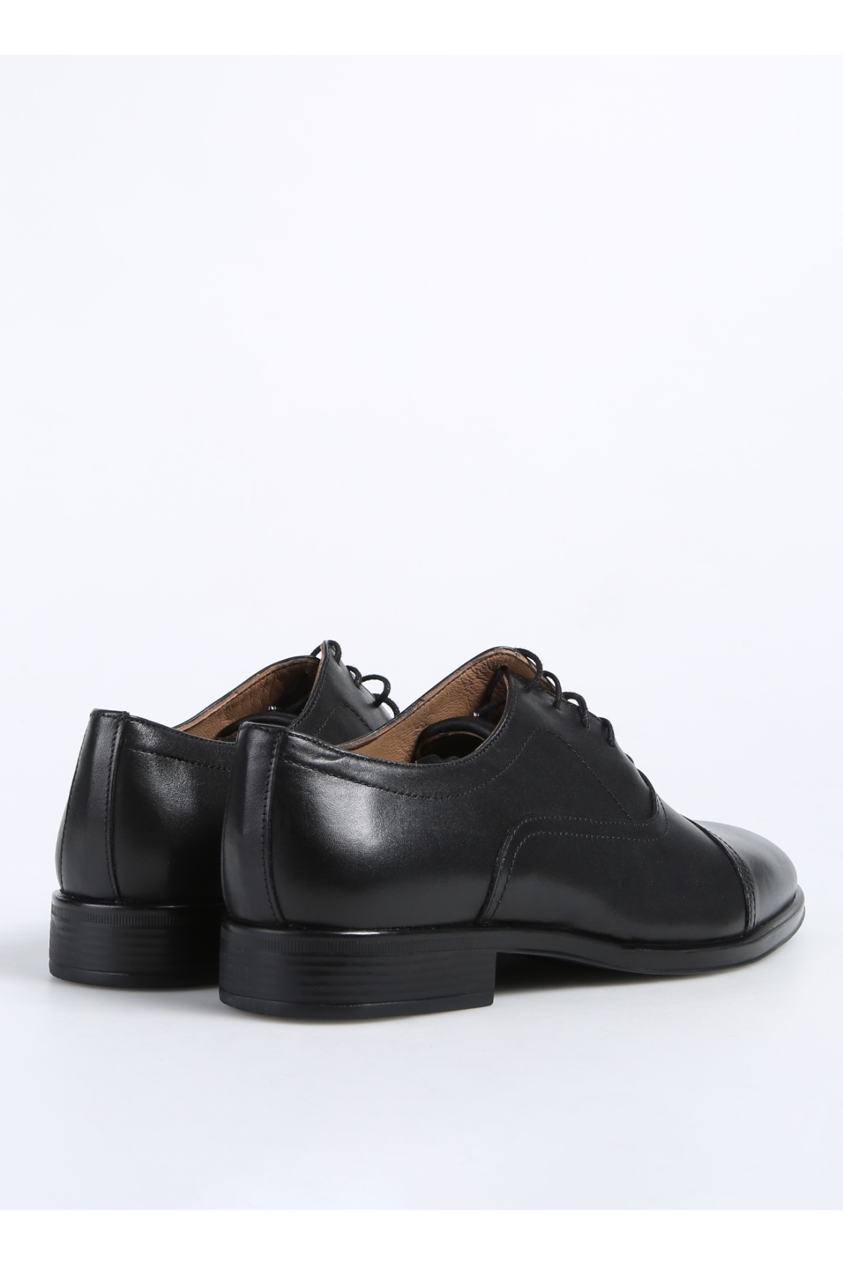 Siyah Erkek Deri Klasik Ayakkabı JOE-ELMER - Görsel 4