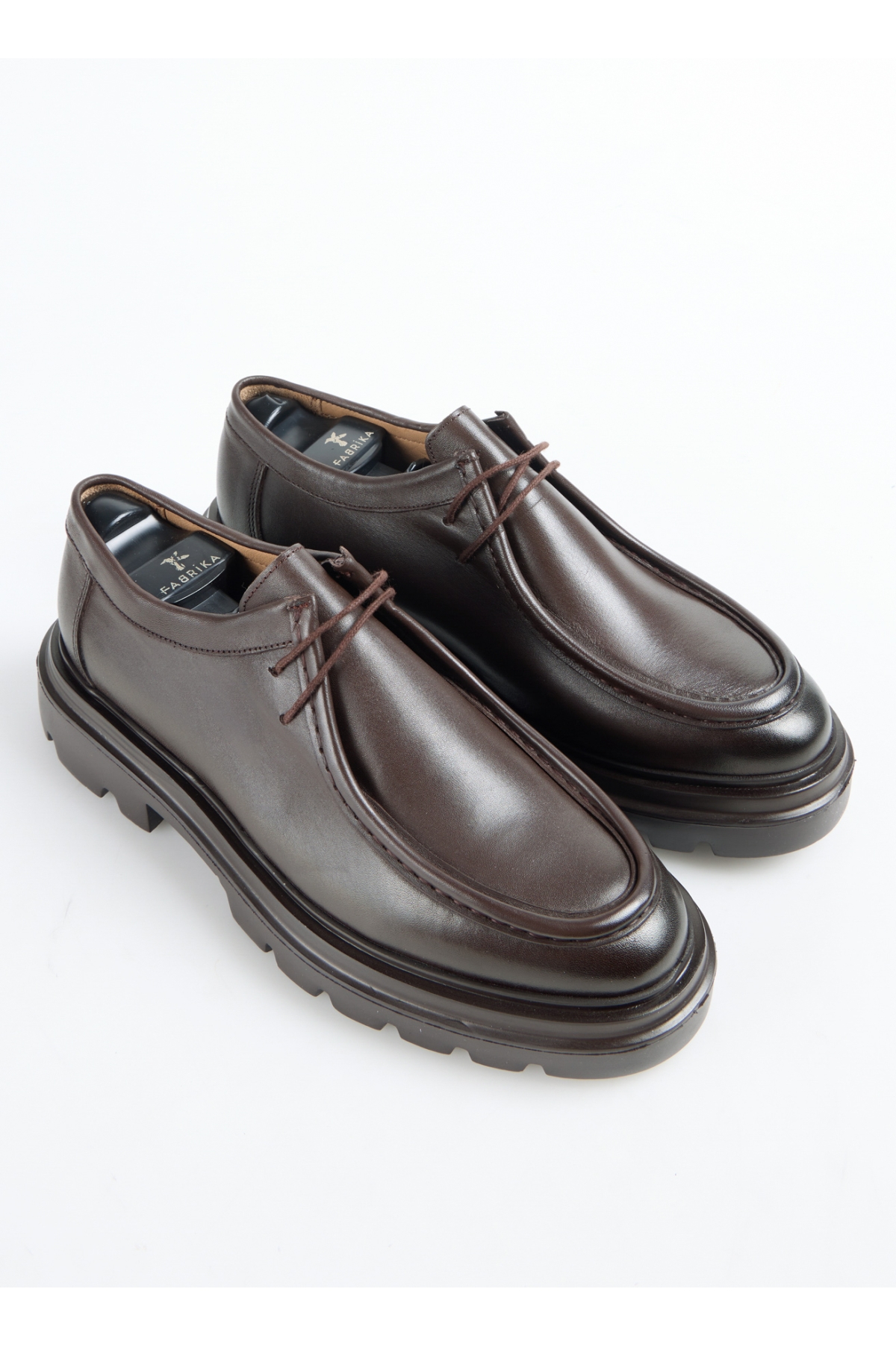 Kahve Erkek Deri Klasik Ayakkabı WOLF-DAMION - Görsel 3