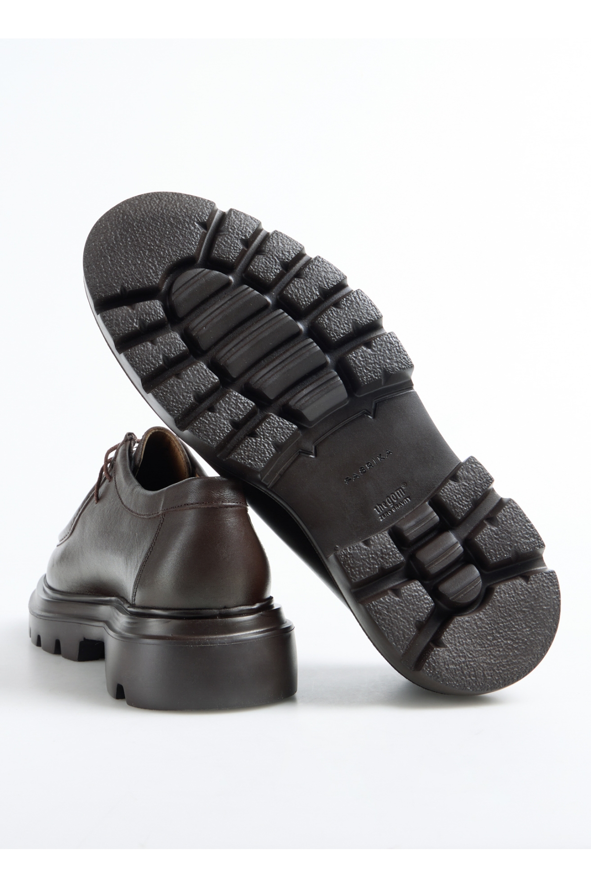 Kahve Erkek Deri Klasik Ayakkabı WOLF-DAMION - Görsel 6