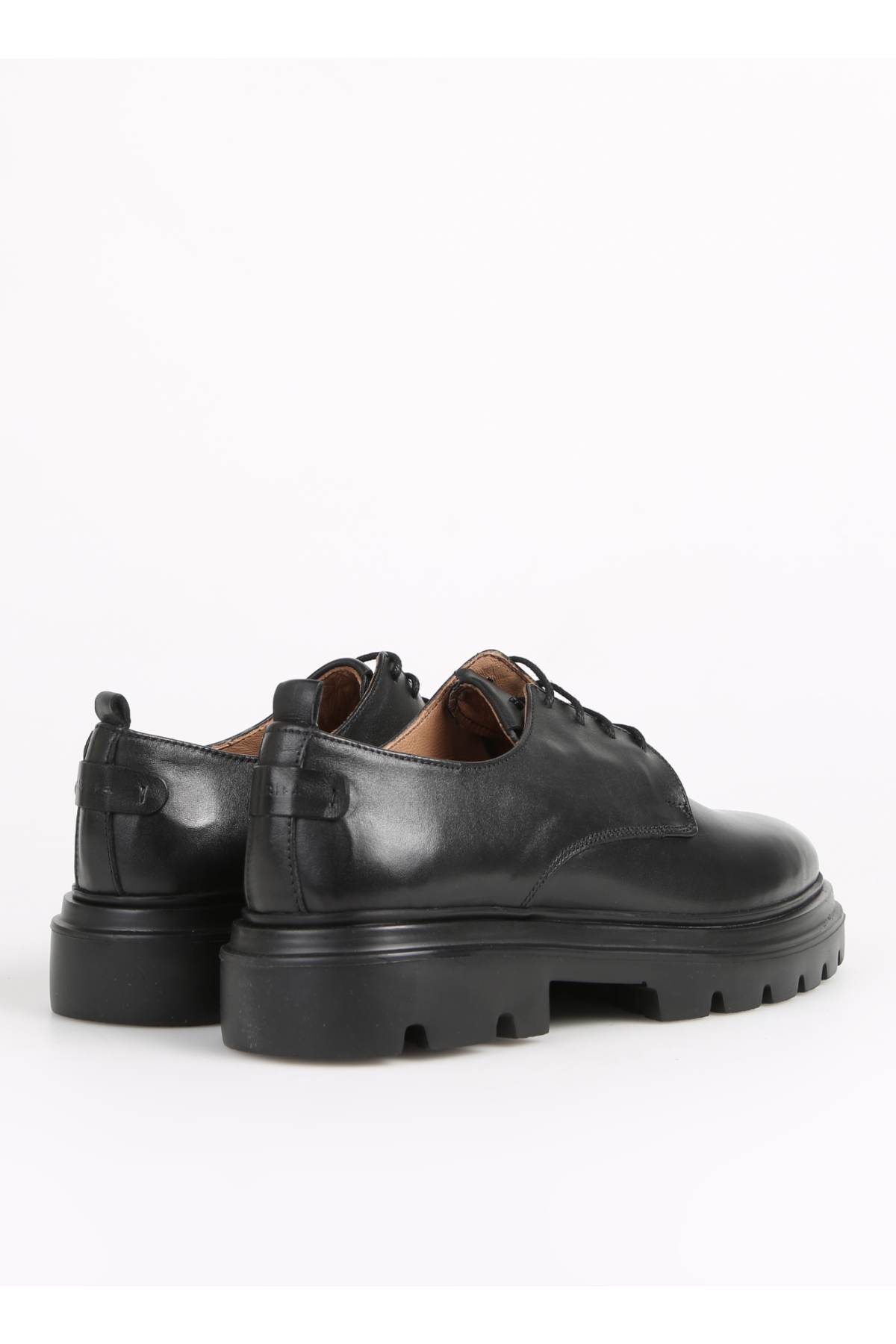 Siyah Erkek Deri Klasik Ayakkabı WOLF-HAMZAH - Görsel 3