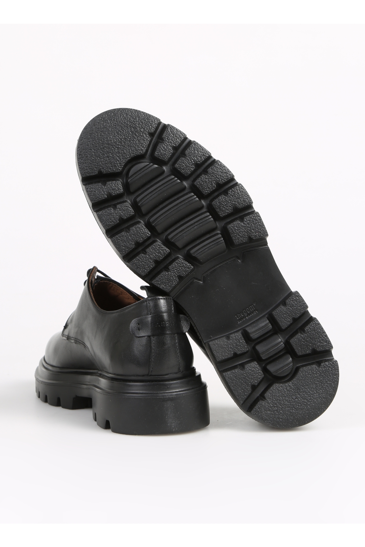 Siyah Erkek Deri Klasik Ayakkabı WOLF-HAMZAH - Görsel 4