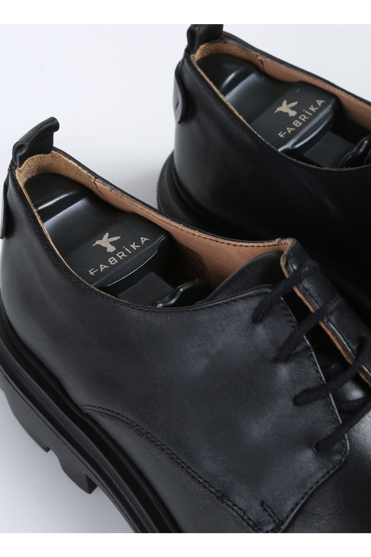 Siyah Erkek Deri Klasik Ayakkabı WOLF-HAMZAH - Görsel 7