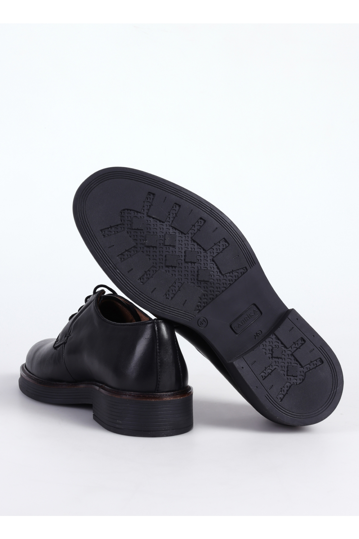 Siyah Erkek Deri Klasik Ayakkabı RIOS-ALBAN - Görsel 12