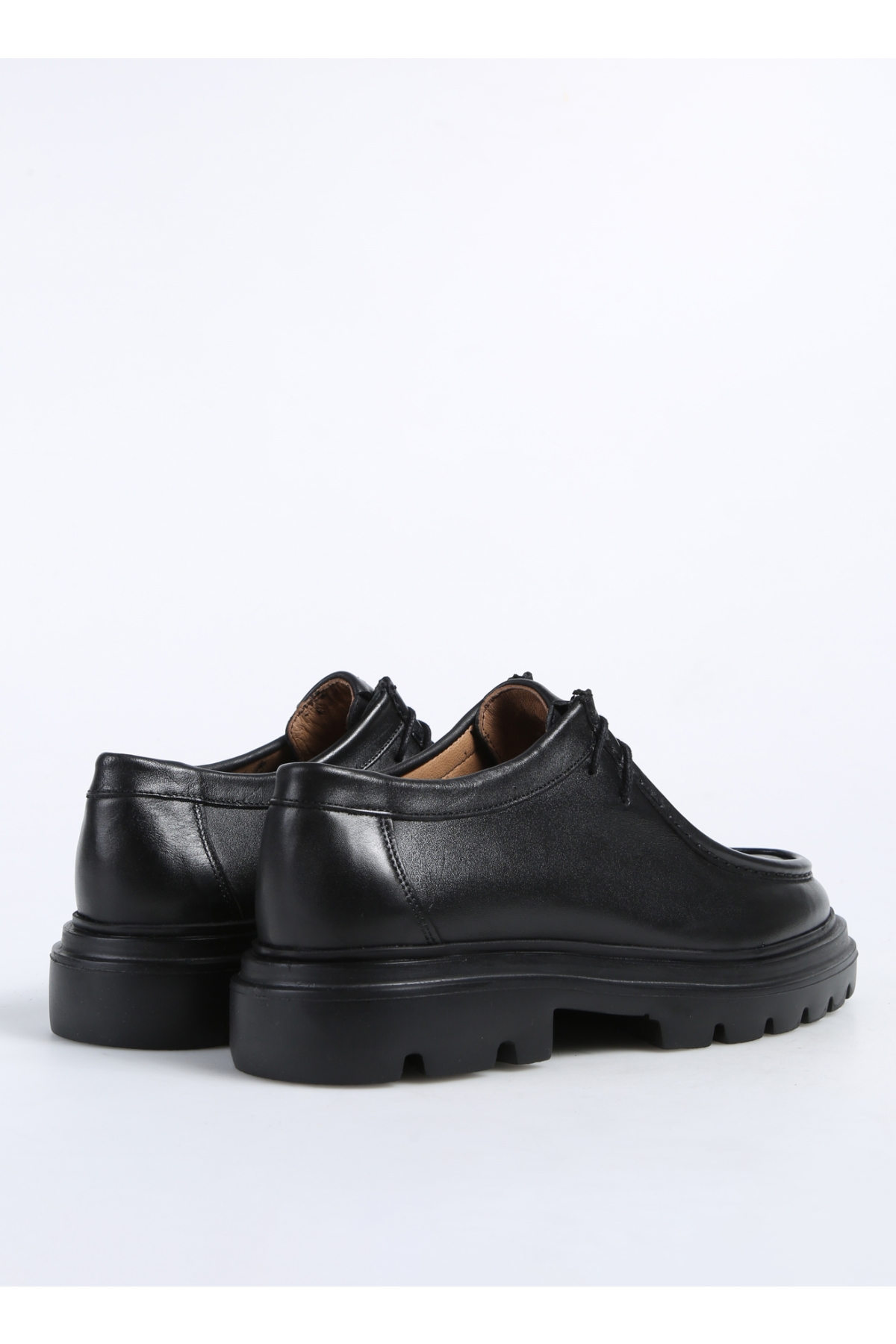 Siyah Erkek Deri Klasik Ayakkabı WOLF-DAMION - Görsel 6