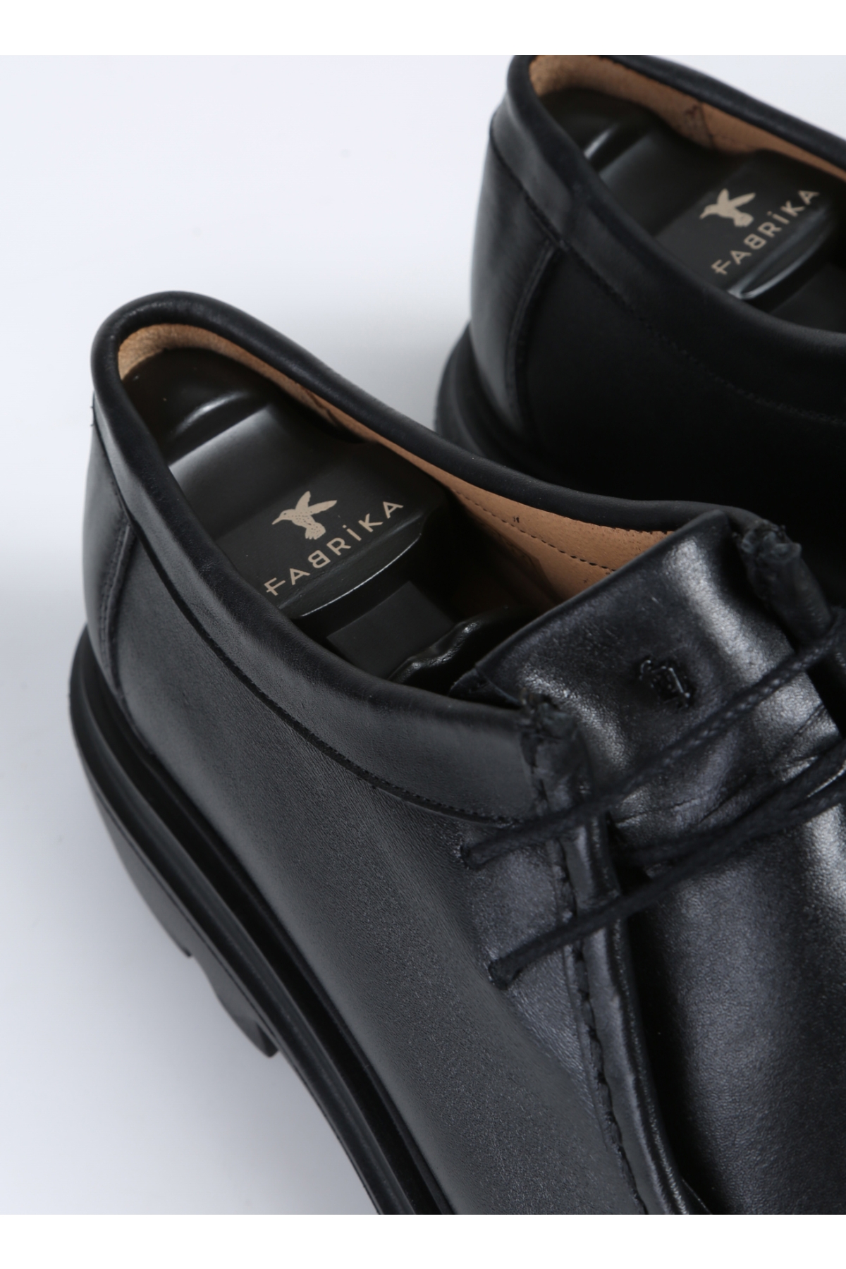 Siyah Erkek Deri Klasik Ayakkabı WOLF-DAMION - Görsel 9