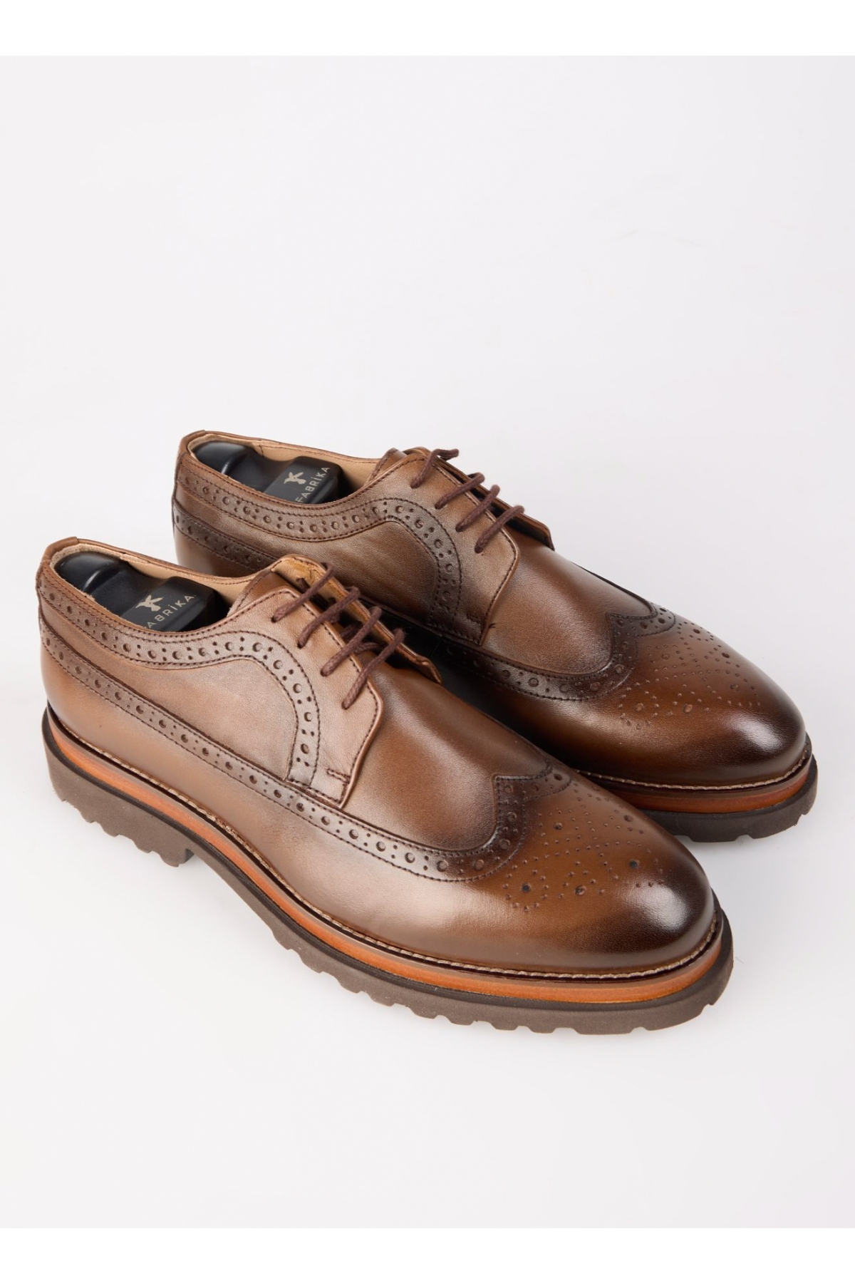 Deri Deri Taba Erkek Klasik Ayakkabı TRISTAN-STERLING - Görsel 2