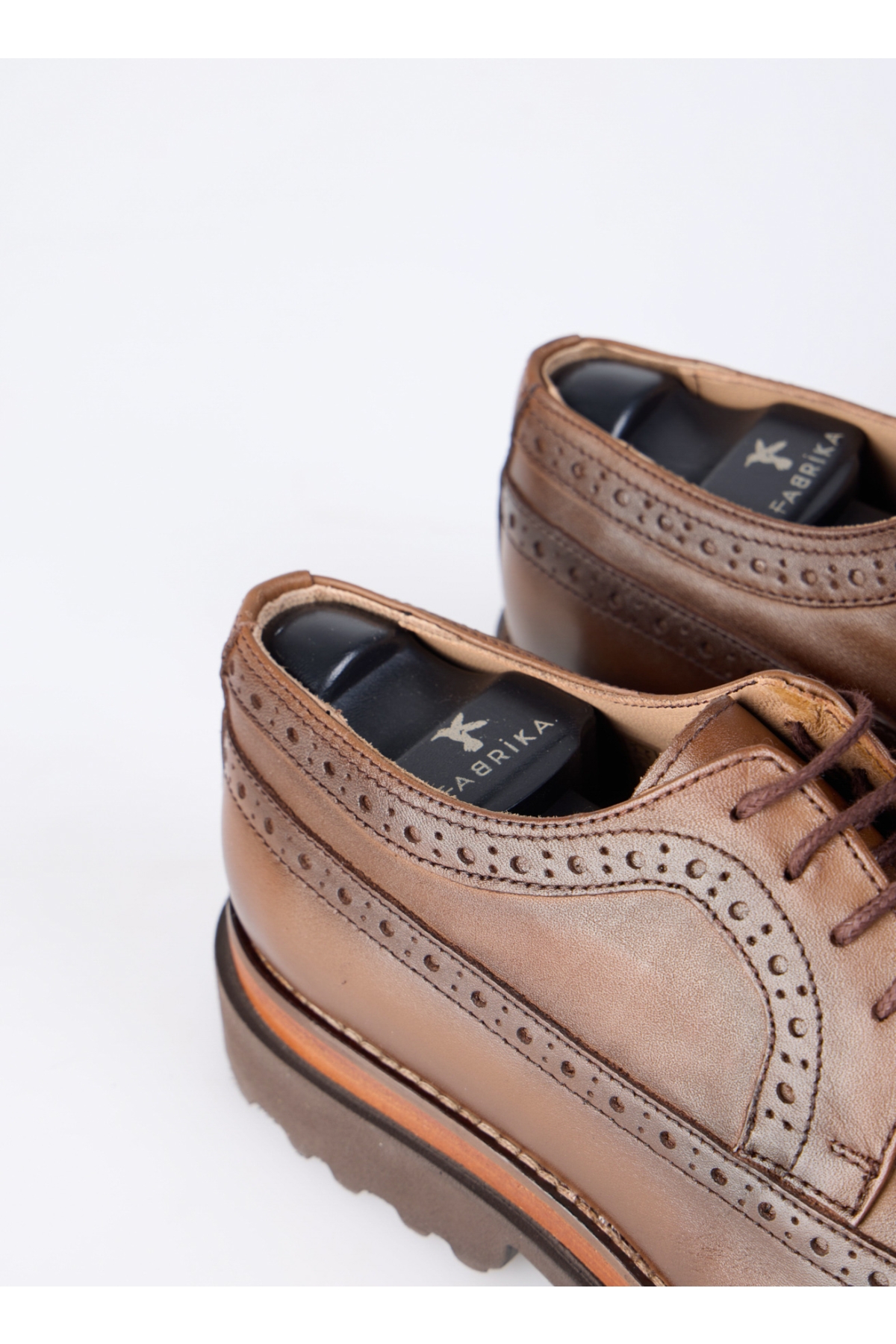 Deri Deri Taba Erkek Klasik Ayakkabı TRISTAN-STERLING - Görsel 3