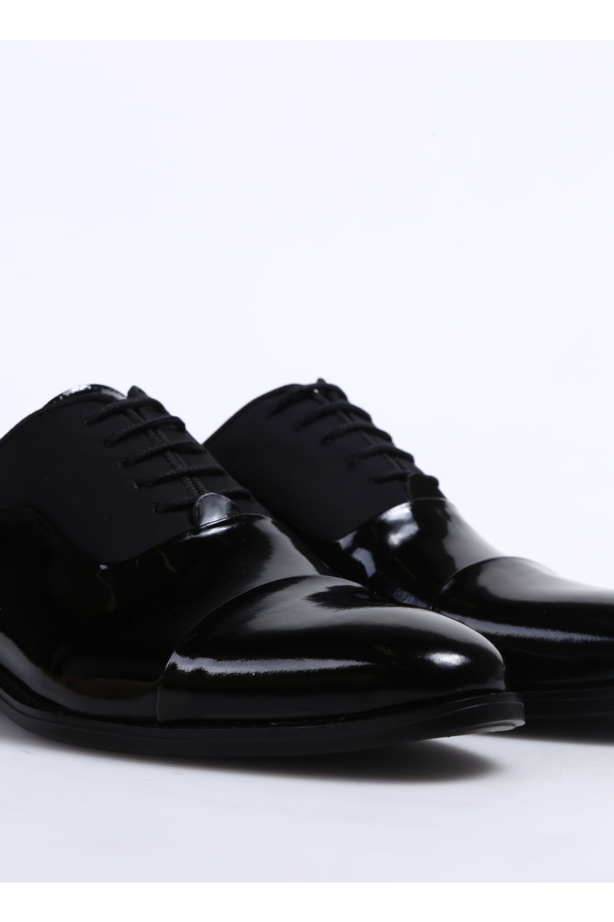 Siyah Erkek Deri Klasik Ayakkabı ANUP - Görsel 6