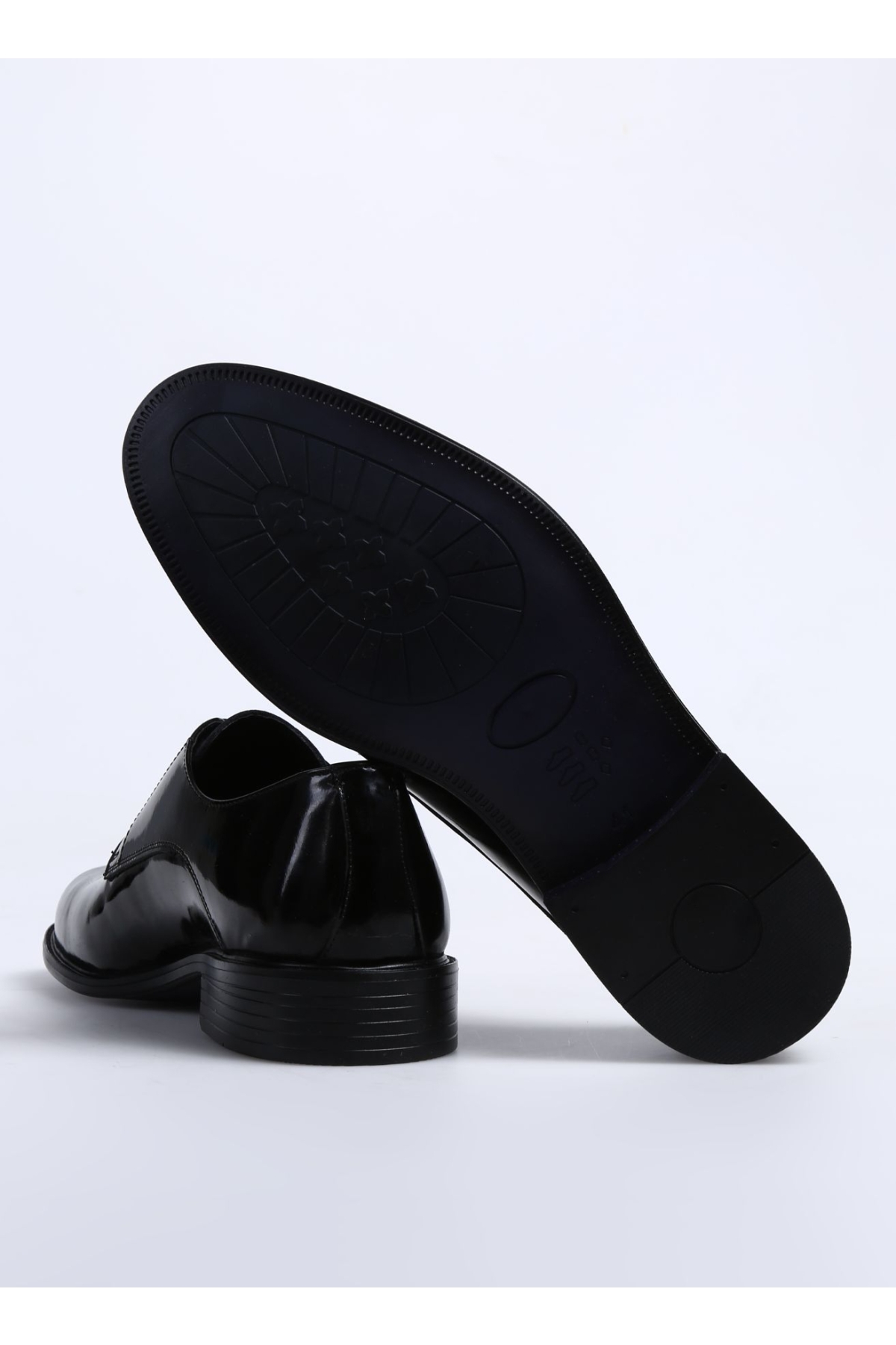Siyah Erkek Deri Klasik Ayakkabı MEONA - Görsel 5