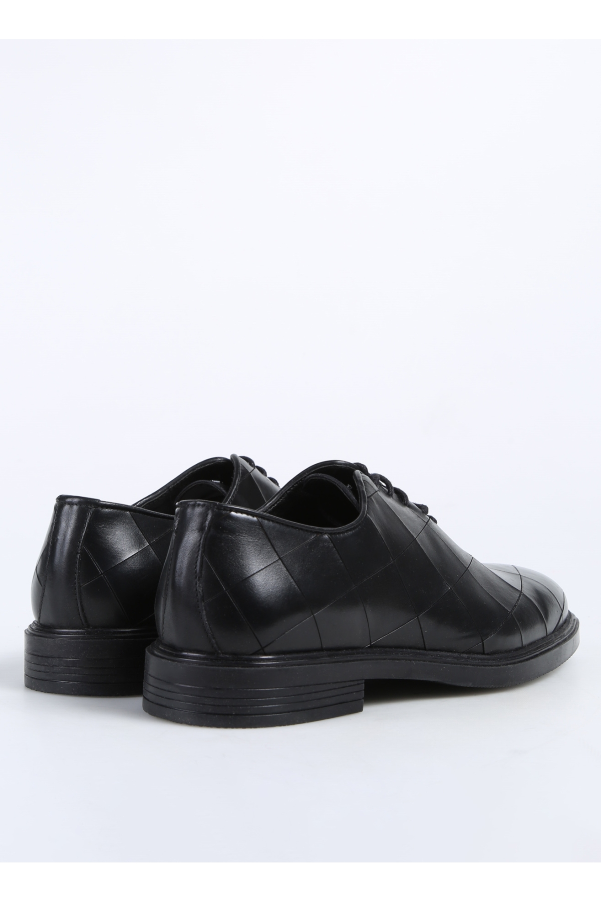 Siyah Erkek Deri Klasik Ayakkabı CURY - Görsel 4
