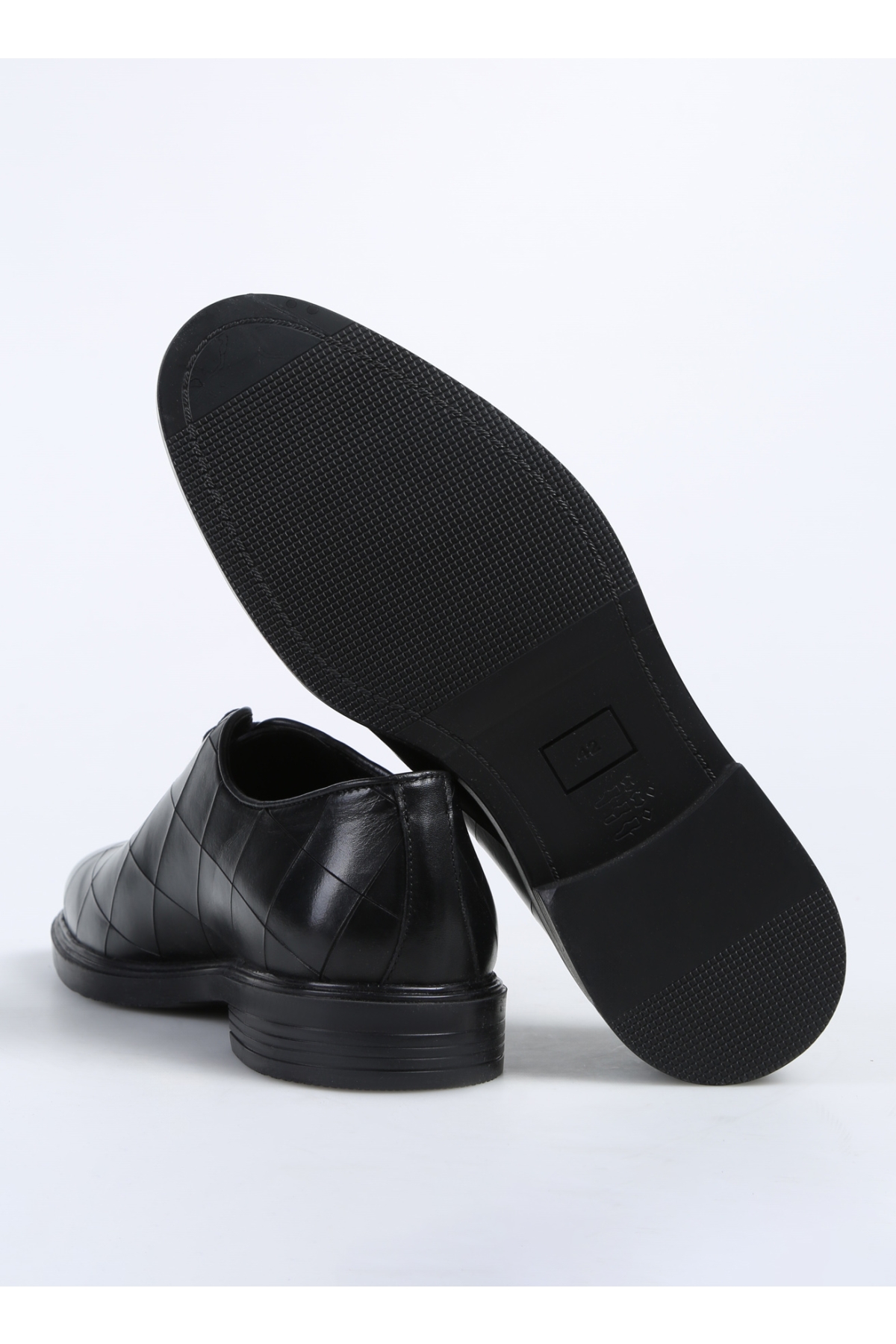 Siyah Erkek Deri Klasik Ayakkabı CURY - Görsel 5
