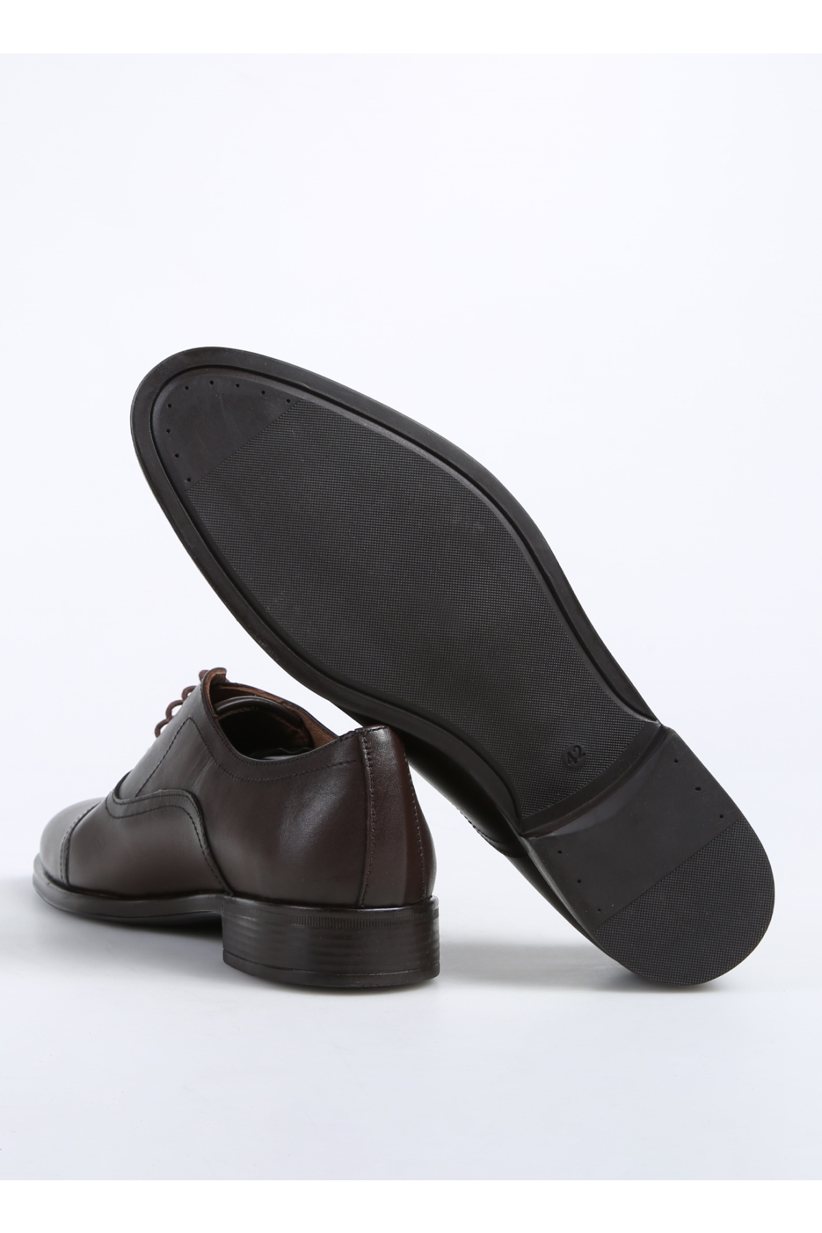 Kahverengi Erkek Deri Klasik Ayakkabı JOE-ELMER - Görsel 3