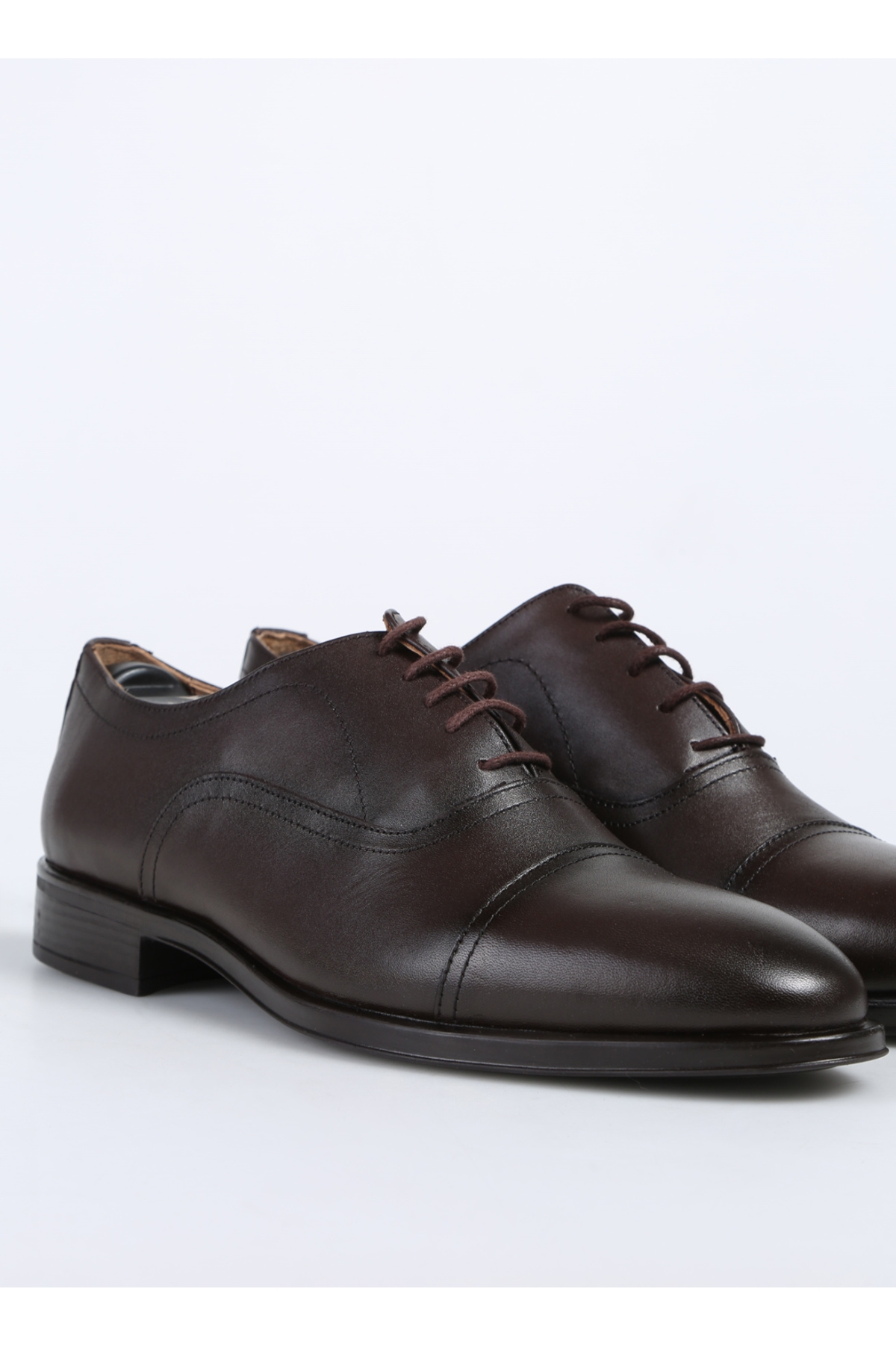 Kahverengi Erkek Deri Klasik Ayakkabı JOE-ELMER - Görsel 8