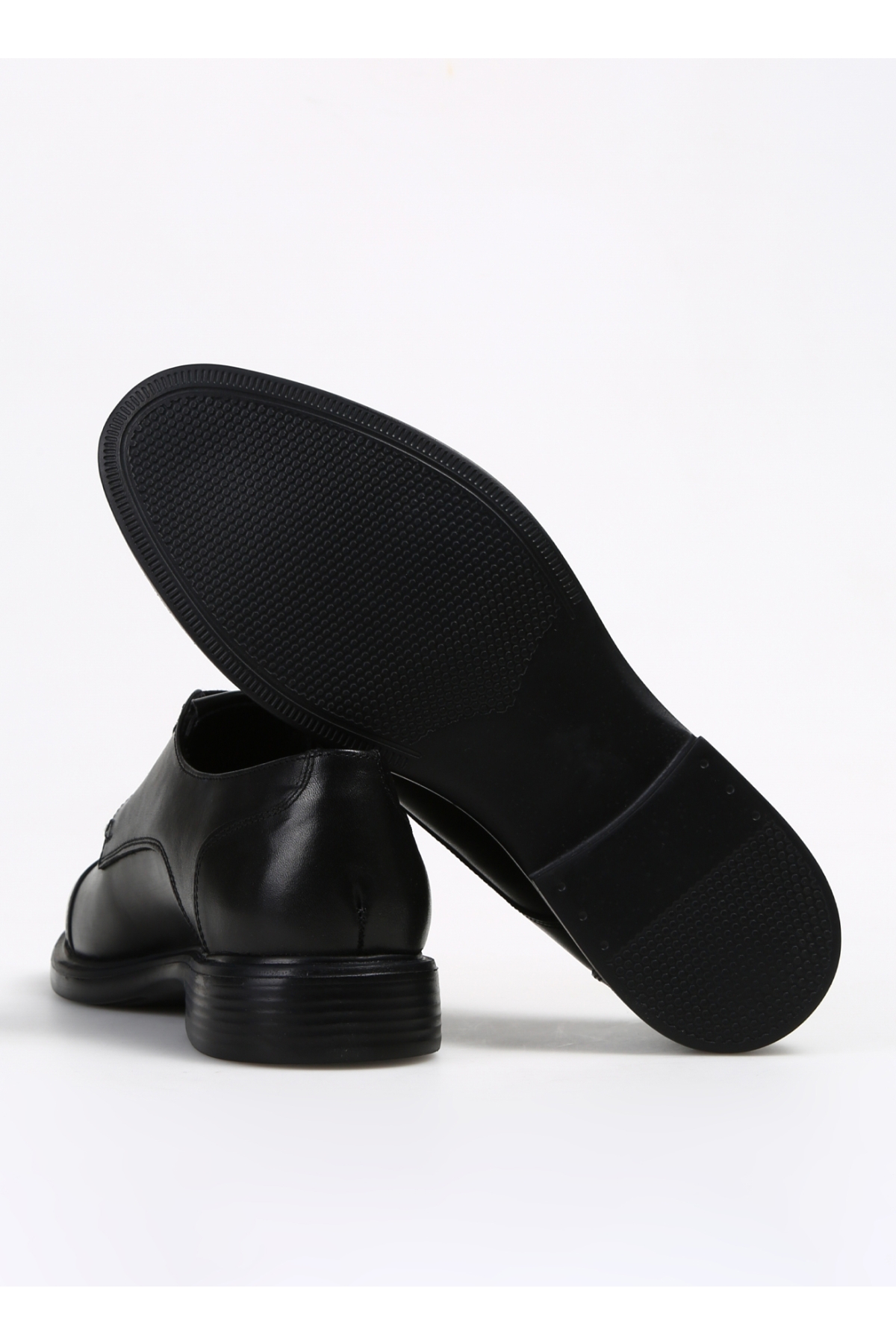 Siyah Erkek Deri Klasik Ayakkabı JOSE - Görsel 6
