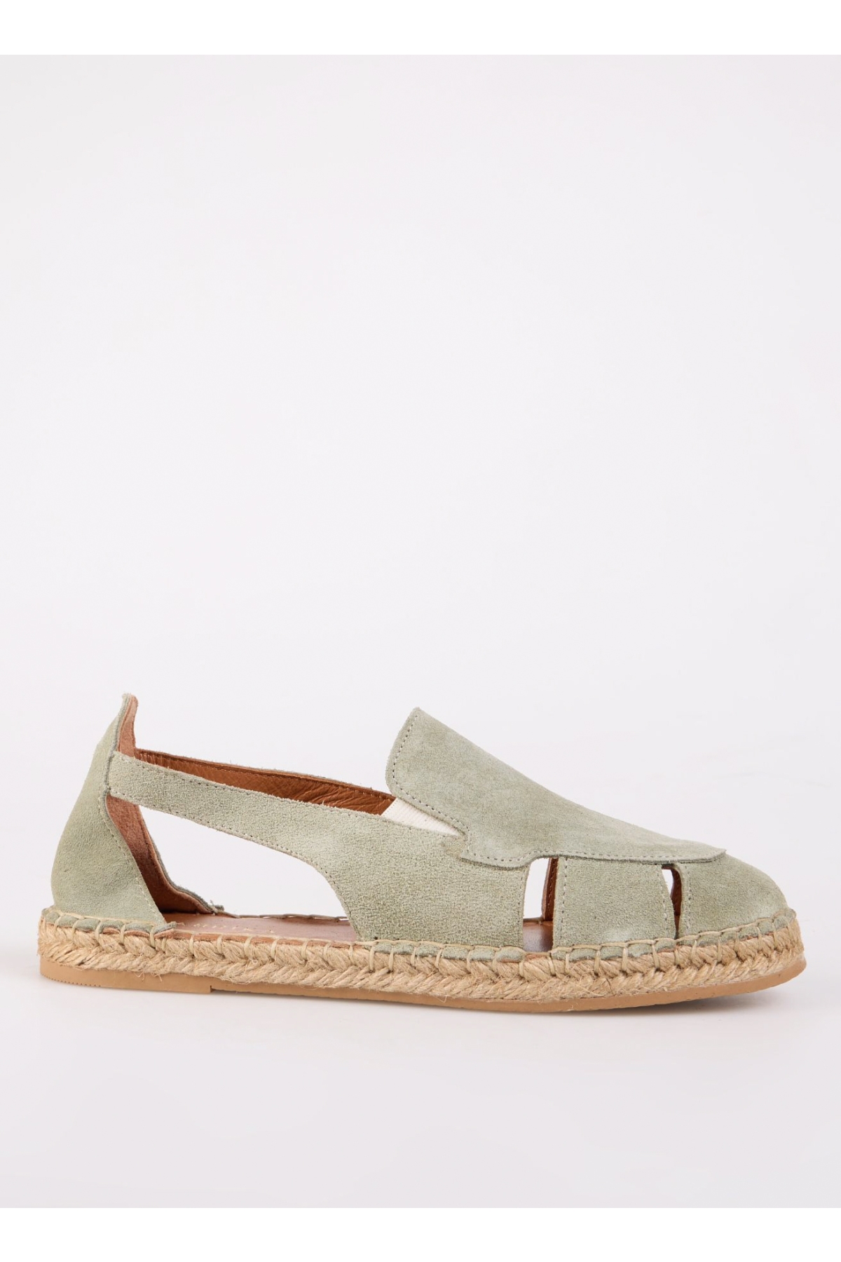 Yeşil Kadın Deri Espadril D-GEMMA - Görsel 2