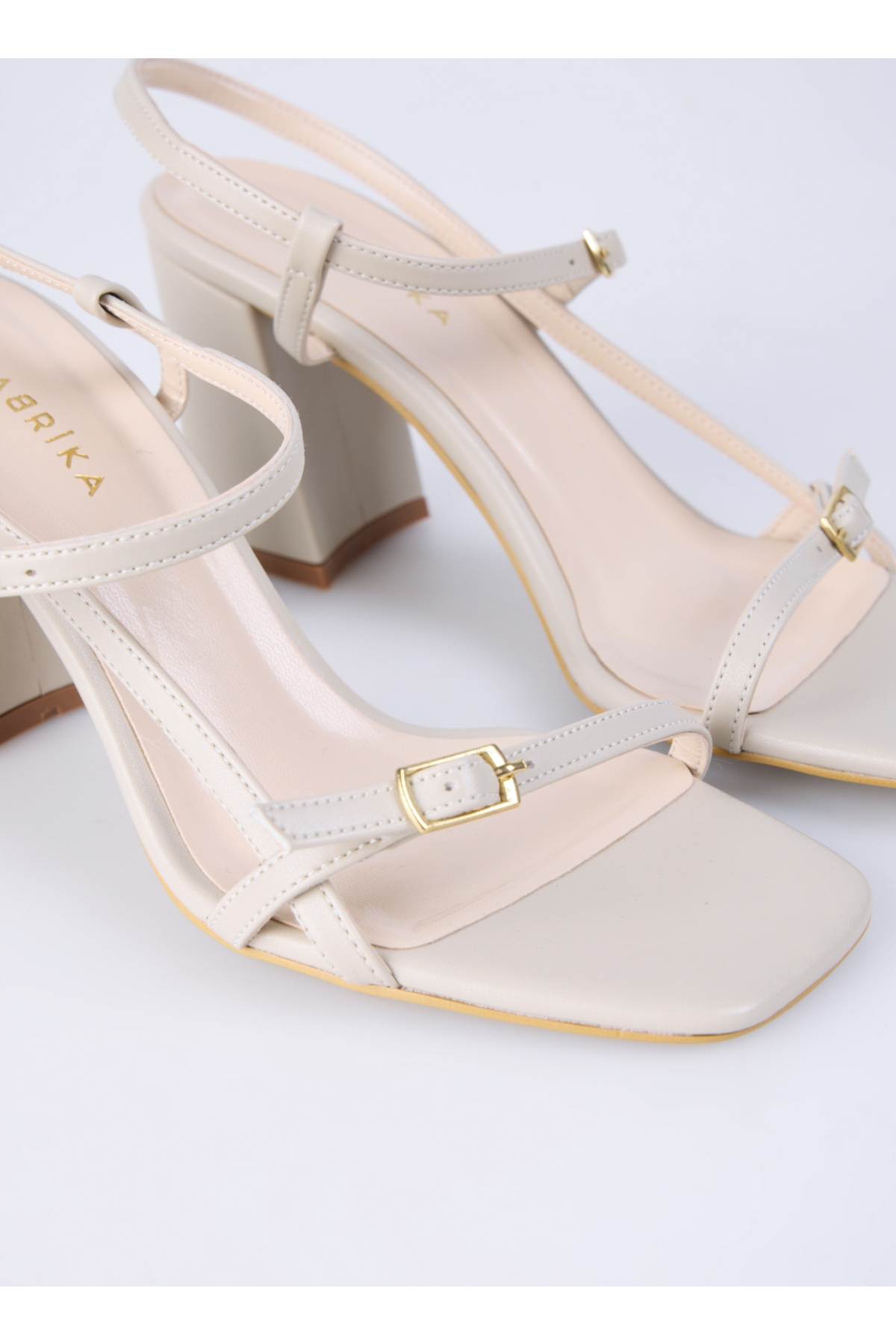 Bej Kadın Topuklu Ayakkabı BILTHE - Görsel 6