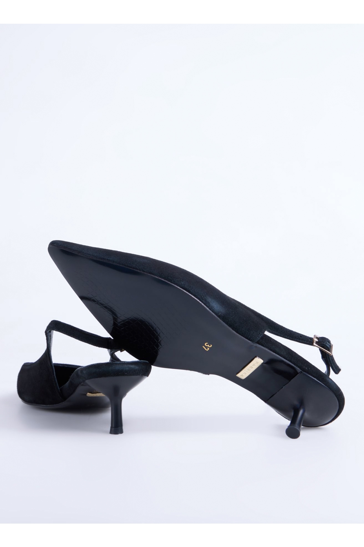 Deri Siyah Kadın Topuklu Ayakkabı D-KITTEN-ILSA - Görsel 5