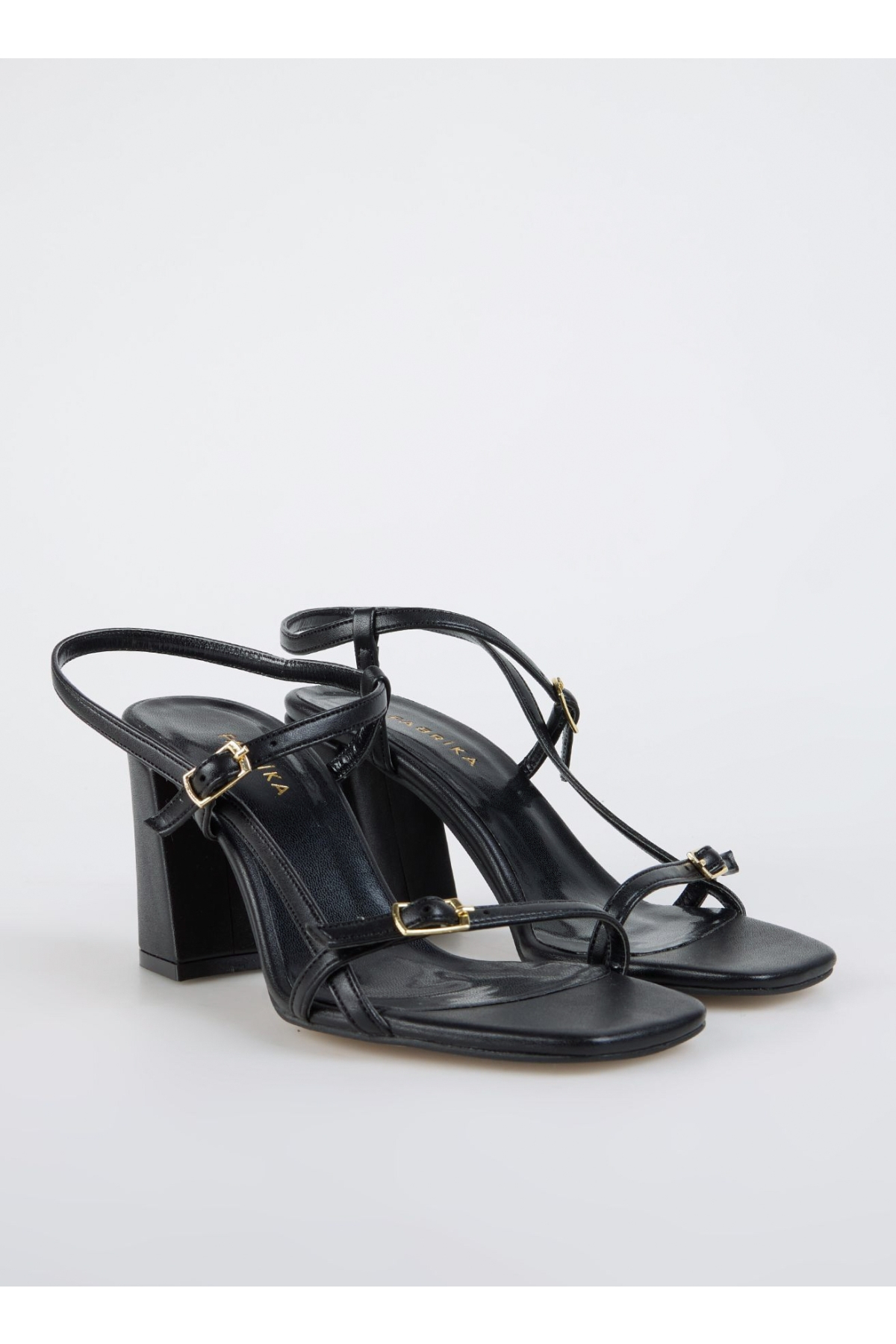 Siyah Kadın Topuklu Sandalet BILTHE - Görsel 3