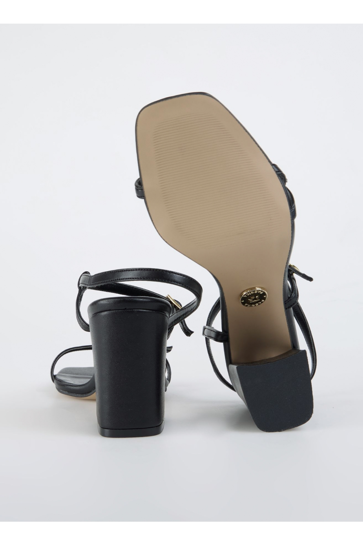 Siyah Kadın Topuklu Sandalet BILTHE - Görsel 5