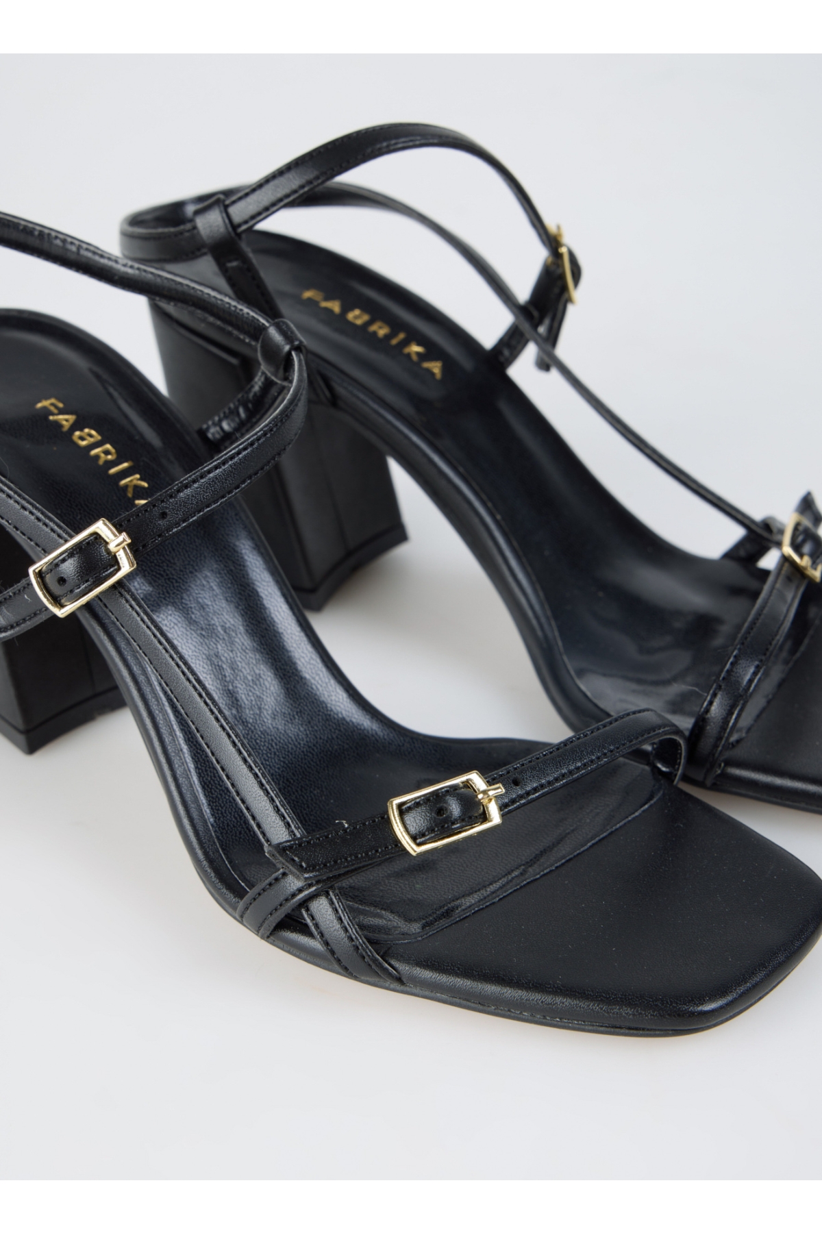 Siyah Kadın Topuklu Sandalet BILTHE - Görsel 6