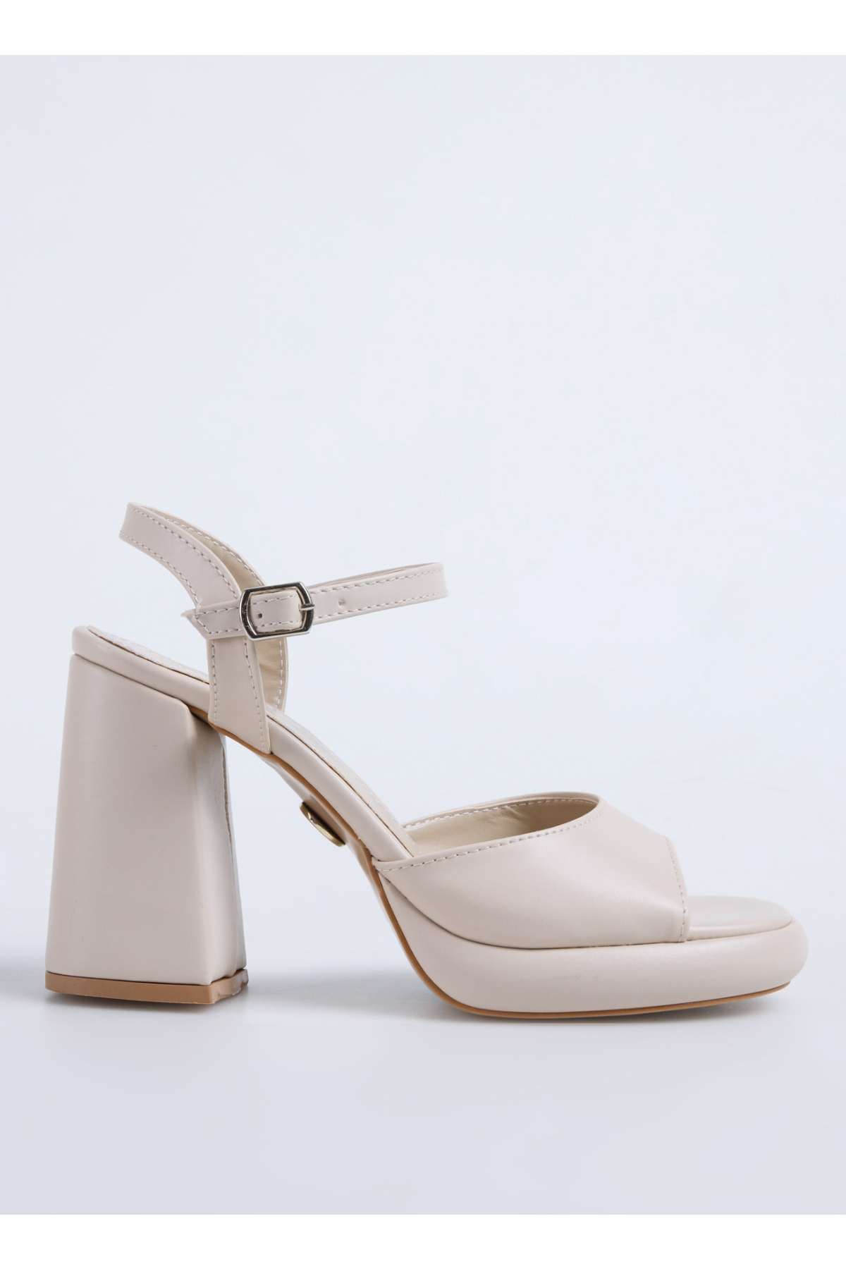 Bej Kadın Topuklu Ayakkabı NOSAH - Görsel 2