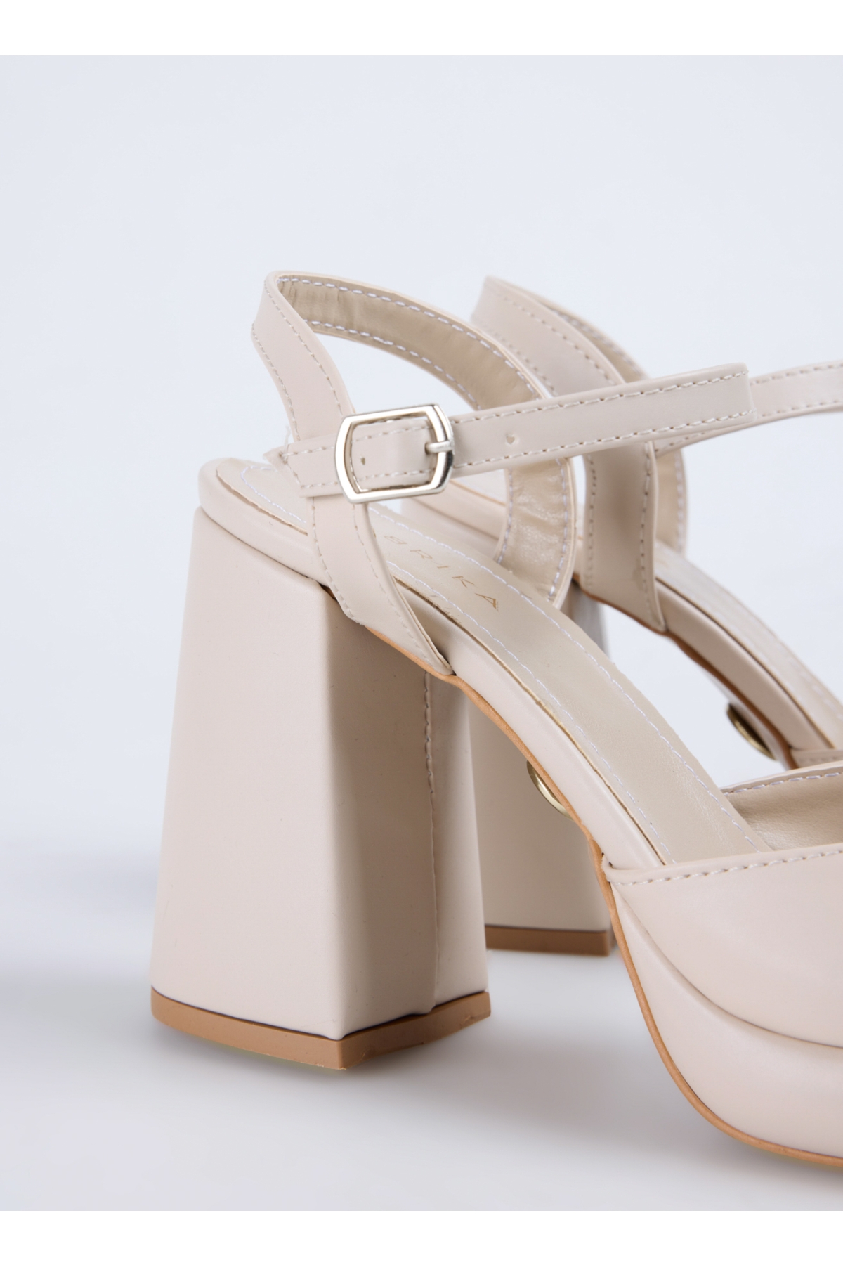 Bej Kadın Topuklu Ayakkabı NOSAH - Görsel 6