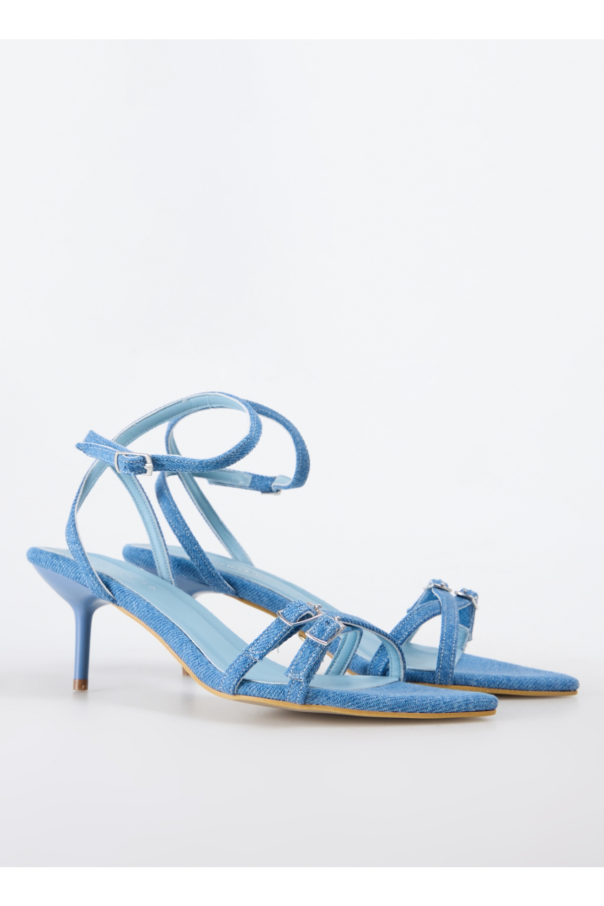 Mavi Kadın Topuklu Ayakkabı ARLINE DENIM - Görsel 3