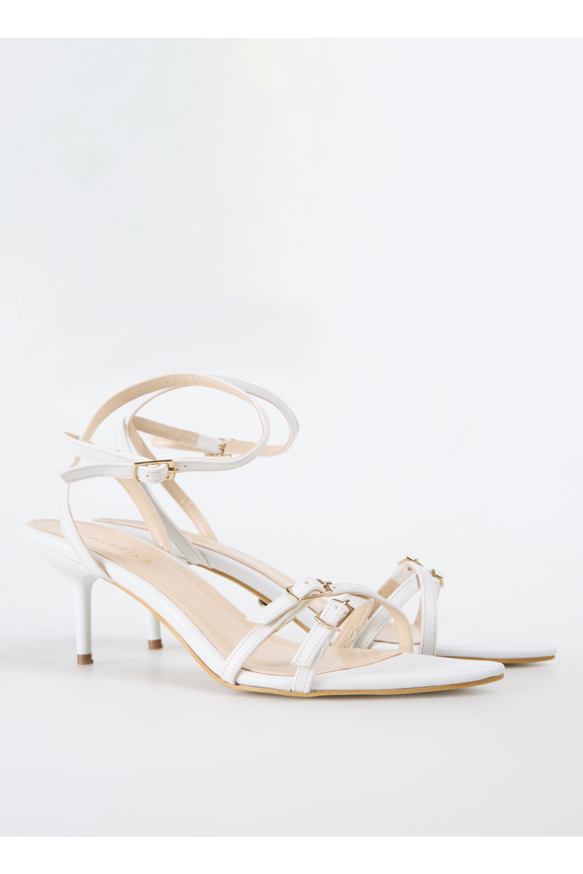Beyaz Kadın Topuklu Ayakkabı ARLINE - Görsel 3