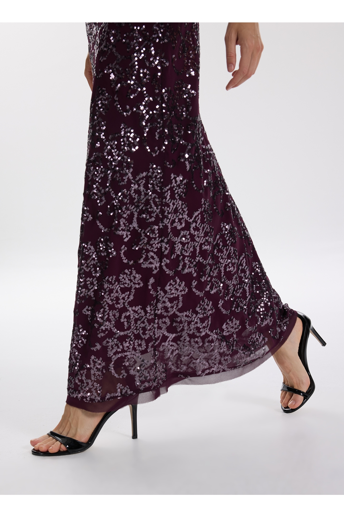 Siyah Kadın Topuklu Sandalet FARAH - Görsel 2