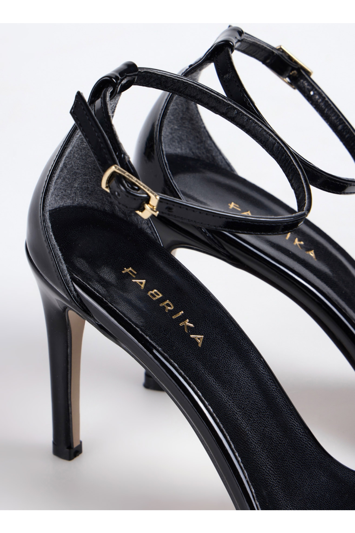 Siyah Kadın Topuklu Sandalet FARAH - Görsel 4